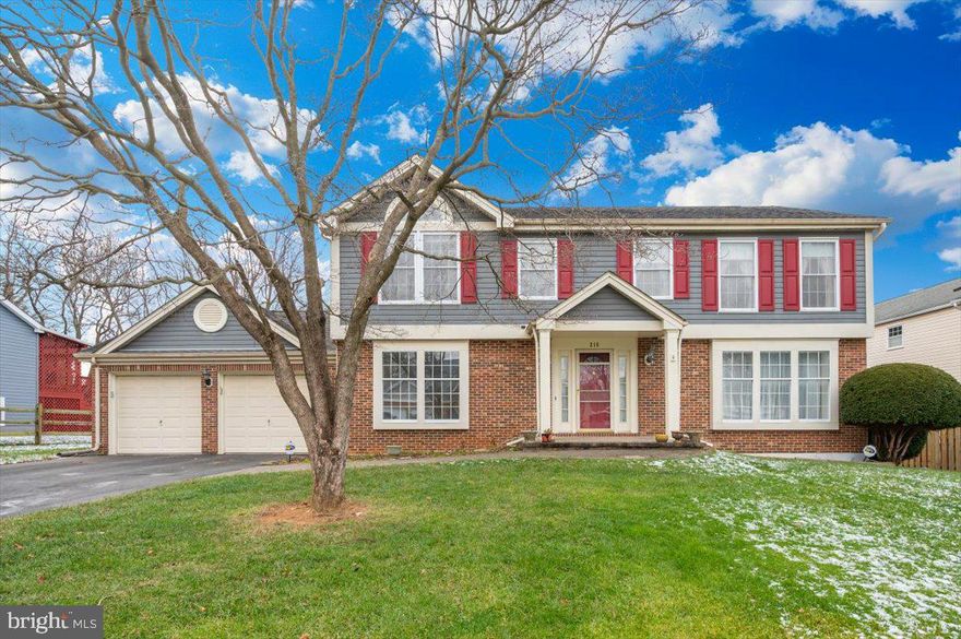 This one-owner brick-front colonial in the sought-after Fountain Rock Manor neighborhood of Walkersville offers 5 bedrooms, 2.5 baths, and a spacious, traditional floor plan designed for everyday living and entertaining. The main level features a kitchen with granite countertops, a convenient powder room, a cozy family room with built-in shelving,  a formal sitting area, and a sunroom overlooking the backyard and an in-ground pool. Upstairs, you will find the primary suite with high ceilings, a walk-in closet, and an en suite bath, along with four additional generously sized secondary bedrooms and a full hall bathroom.  Recent updates include a newer roof, HVAC system, and hot water heater.  The  finished lower level adds more versatile space for entertaining or the hobbyist.  Outside, enjoy the in-ground pool and a backyard that backs directly to the neighborhood playground, creating an exceptional setting.