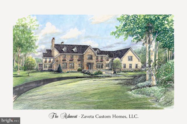 This conserved 12.66 acre homesite is surrounded by significant estate properties many of which are preserved. Although the homesite has a country feel, you will enjoy the conveniences of the charming villages of Newtown and New Hope. Zaveta Custom Builders is offering a custom home package to meet you expectations. Design appointments invited to refine your plan and features. Offering price starts at $ 4,575,000 for base model.