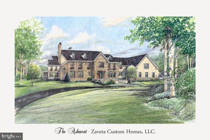 This conserved 12.66 acre homesite is surrounded by significant estate properties many of which are preserved. Although the homesite has a country feel, you will enjoy the conveniences of the charming villages of Newtown and New Hope. Zaveta Custom Builders is offering a custom home package to meet you expectations. Design appointments invited to refine your plan and features. Offering price starts at $ 4,575,000 for base model.