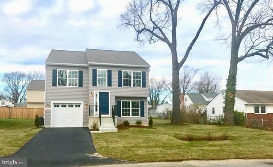 BRAND NEW What's Better? 4 BR/2.5 Bath w GARAGE & FINISHED Lower Level by Reputable Builder is available NOW! Generous sized rooms throughout make for Great Entertaining. Affordable Luxury w Rich Expresso Cabinetry & SS Appliances in Kitchen! Both rear/side yards are very spacious-allowing some elbow room!  Convenient to 695/95/100/Ft.Meade. AND--No HOA fees! *10 Year Builder's Warranty included!