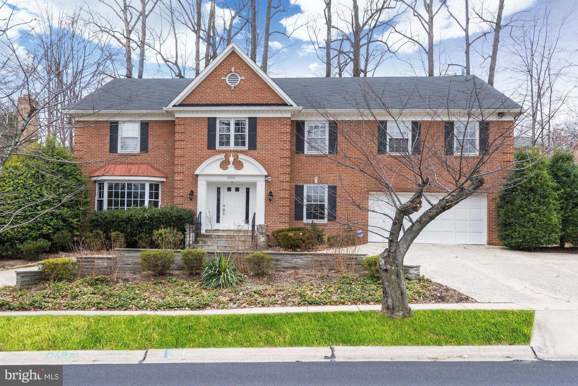 Stunning colonial with 6BR, 5.5BA in the heart of Bethesda! Home offers large chef's kitchen, formal dining room, living room w/ stone fireplace, den/office, master suite with new custom walk-in closet, huge family room on LL, & rear dining patio w/ landscaped garden overlooking pool . Owners just updated the 3 BA's on 2nd level. Walking distance to several schools, and Kenwood Country Club.