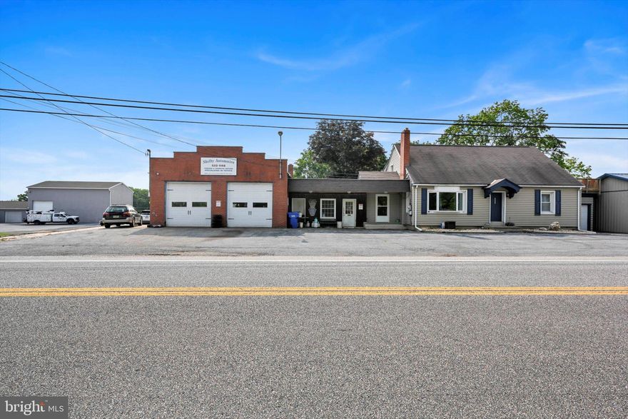 Don't miss this incredibly opportunity to purchase a home in the Hershey area on 2+ acres with an attached auto body shop/garage (currently Shelby Automotive). Owner is retiring and ready to move on to the next stage of life.  ONLINE ONLY Auction on the Bering Auctions APP.  Download the free Bering Auctions APP in your app store.  Starting Bid: $350,000!  Online auction begins on Monday, April 13th @ 5PM and ends on Monday, April 20th @ 5PM.  Property sold AS IS, WHERE IS with NO CONTINGENCIES.  NO BUYER'S PREMIUM!!  This is a unique auction property with loads of potential.  Zoned: Rural Agriculture (RA). Auctioneer's Note ** - This property has a "grandfathered use" for its current operation in the Rural Agriculture district. For any zoning and permitted use questions please contact East Hanover Township - Dauphin County.  Entire property sits on (+/-) 2.27 acres.  Main floor has two bedrooms and 1.5 baths.  Off the kitchen is a timber frame family room addition roughly 24' x 24'.  The second floor was used previously as an apartment and can easily be updated to provide an additional source of income.  Partially finished basement.  The auto body garage is currently Shelby Automotive, which opened in 1986, has (2) ten foot garage doors with front waiting area.  The auto body garage has a rubber roof and 200 AMP electric service.  3-car pole building with electric.  Additional facts about the home is that it has oil heat and central A/C, well and septic, 200AMP and is located in Lower Dauphin School District.