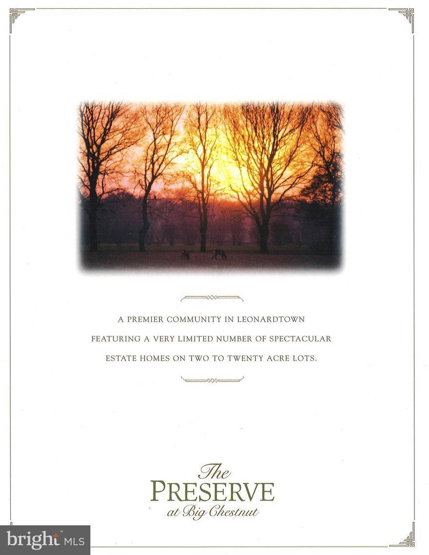 Beautiful upgraded subdivision with 22 estate lots in Leonardtown off of Rt 234. Use our custom builder or yours, 3,000 sq ft minimum for a 2 story. 2,500 sq flo1t minimum for a 1 story.18