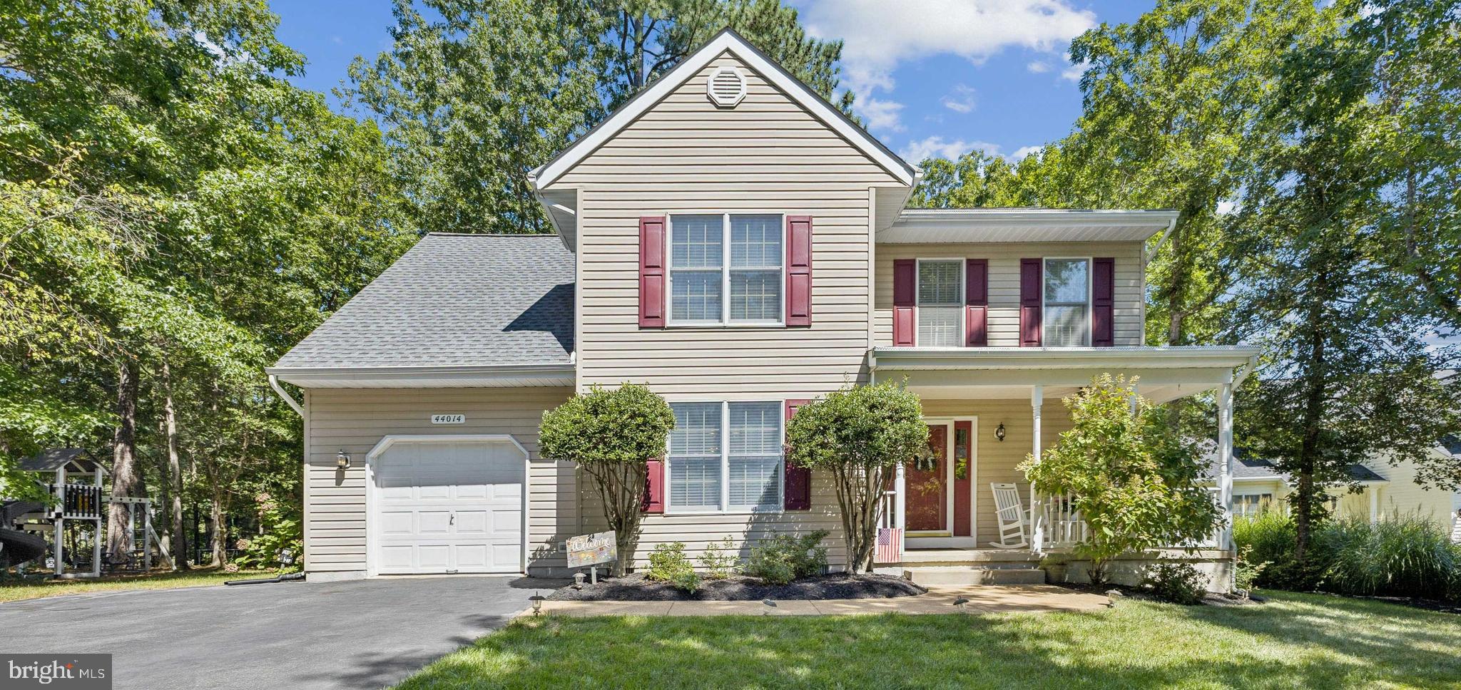 Welcome to 44014 Silverwood Lane, a stunning Colonial home nestled in the highly sought-after Wildewood community. This exquisite property boasts four spacious bedrooms, two and a half well-appointed bathrooms, and a suite of modern amenities that blend seamlessly with its timeless architectural charm.
As you approach the residence, you are greeted by the inviting ambiance of the covered front porch, a perfect spot to enjoy a morning cup of coffee or unwind after a long day. The gentle rustle of leaves and the tranquil surroundings on this peaceful no-through street set the tone for serene living.
Step inside to discover a home that radiates pride of ownership. The foyer welcomes you with warm, natural light, leading you into the heart of the home. The elegant living spaces are designed for comfort and sophistication, with a layout that encourages both lively gatherings and intimate moments.
The updated kitchen is a chef's delight, featuring modern appliances, ample counter space, and a cozy breakfast bar. Adjacent to the kitchen, the living room and den serve as the perfect backdrop for relaxation, with large windows.
Retreat to the updated primary suite, where the en-suite bathroom provides a private space to refresh and rejuvenate with its elegant fixtures and finishes. Additional bedrooms offer generous space for family, guests, or a home office—each reflecting the home’s perfect balance of comfort and style.
Rest assured with the peace of mind that comes from major system updates, including a new roof installed in 2021 and an energy-efficient HVAC system in 2020, complete with Wi-Fi and a dehumidifier, ensuring your comfort in every season.
44014 Silverwood Lane is more than just a home; it's a sanctuary where memories are made and dreams are realized. Don't miss the opportunity to make this house your forever home. Contact me today for a private showing and experience this magnificent property for yourself.
The Wildewood Community offers resort-style amenities, including a pool complex with five pools, multiple playgrounds, tennis/pickleball courts, and miles of scenic walking and biking trails. Just minutes from shopping, NAS Pax River, Solomons Island, Leonardtown Wharf, and more—this home delivers on lifestyle, location, and livability.