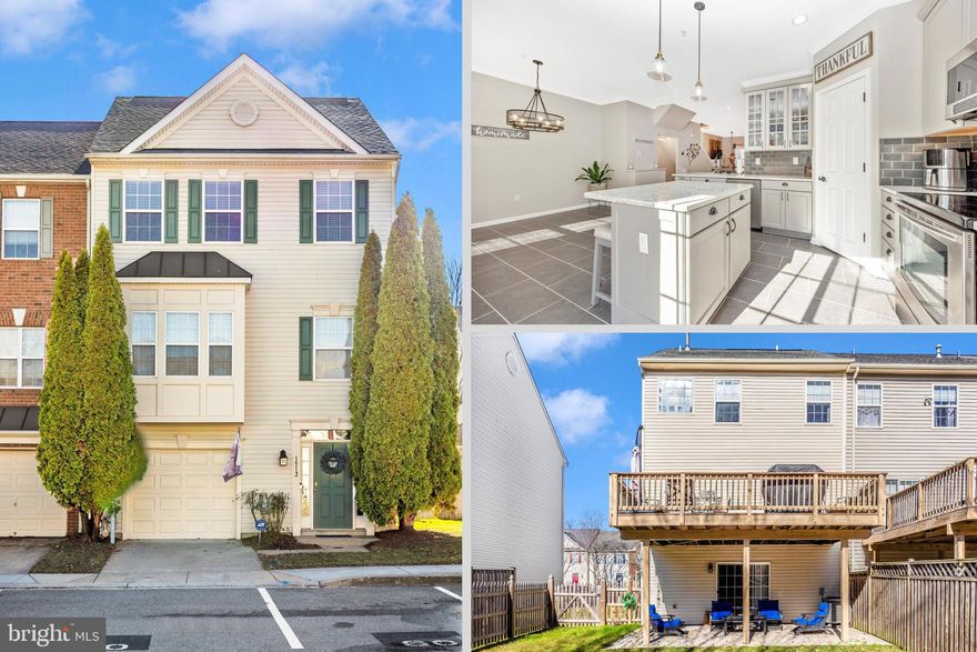 Welcome home to 1512 Chessie Court! This beautiful, move-in ready, 3 bedroom 2 1/2 bathroom townhome is everything you've been searching for and more! Stepping into the entry level of your home you'll find your foyer with convenient garage access, spacious rec room with walkout, guest half bath, and laundry room. Making your way to your main living level you'll find your sun-filled living room with a cozy bay window, stunning kitchen with center island, dining area, and access to your rear deck. Next, the upper level of your home features your primary suite with a large walk-in closet and private full bath, two secondary bedrooms, and full hall bath. Outside of the home you have a wonderful deck, patio, fully fenced backyard, private one car garage, one car driveway, and an additional two reserved parking spaces! All of this in a convenient location close to shopping, dining, and major commuter routes. Don't miss your chance to make this amazing home your very own!