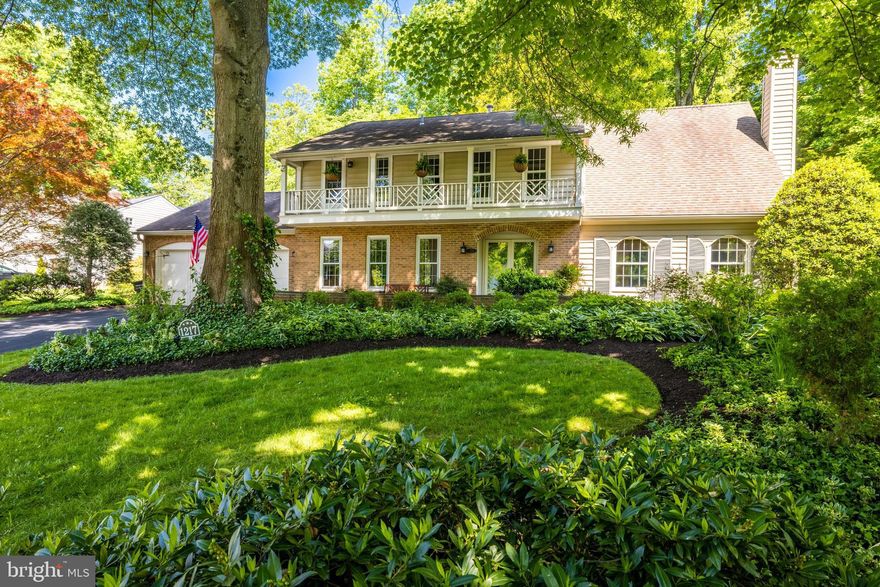 A truly lovely colonial nestled among trees and lush landscaping offering a peaceful retreat with 4200 sf of living on a beautifully landscaped lot * Pride in ownership shows throughout this updated home with an open floor plan on the main level that includes a family room with an architecturally attractive addition with cathedral ceiling and walls of windows and oversized sliding glass doors to the backyard * The main level has a great circular floor plan with easy flow for entertaining from the indoors to the the outdoors starting with the gracious foyer that leads to the formal living and dining rooms or to the kitchen and family room  with easy access to the private backyard * The large den is light filled and offers great views of the neighborhood parkland * The upper level features five bedrooms with a updated owners suite that has a luxury bath, closets with closet systems, a window bench with storage and an attic closet for additional storage * Both the main and upper levels have hardwood flooring throughout * The cozy lower level has a full bath and recreation room with a wall of built-ins, and an alcove that has a pull down Murphy bed * The backyard has an expansive deck with a large hot tub and natural steps to the upper yard where one can enjoy the fireplace or just take in the serenity of the surrounding green space * McLean Hunt is located equidistant to both  Dulles International and Reagan National Airports * It has easy access to the the Toll Road, GW Parkway and the Beltway for commuting to DC and Maryland * This neighborhood is highly sought after for its access to highly ranked schools, its proximity to Tysons and the Dulles Tech Corridor* McLean Hunt is just minutes  to some of the most beautiful parks in Northern Virginia including Scotts Run and Great Falls Park with paths to the Potomac River. Nearby amenities include Spring Hill Recreation Center with an olympic size pool and tot lot, four artificial turf fields and a baseball field with a batting cage * There is also the Hamlet Swim and Tennis Club and two playgrounds at the Spring Hill Elementary School.