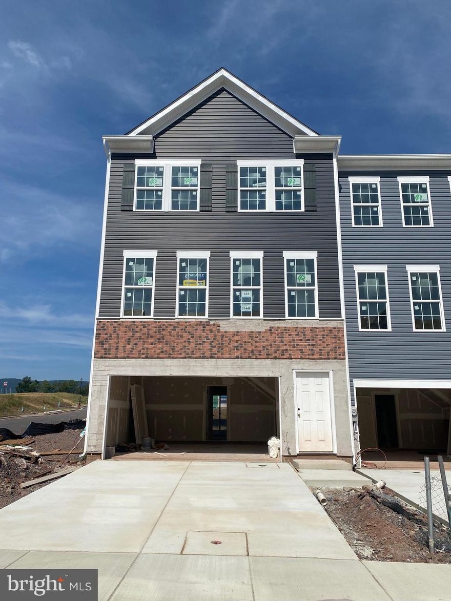 OCTOBER Delivery! The well-appointed Ansted is a versatile townhome which boasts 3 bedrooms and 3.5 baths, and just over 2,000 square feet of living space. Entertain with ease in the open plan kitchen and living area.  You will enjoy the beautiful mountainous  scenery that surrounds this community as well as the ease and proximity to downtown Frederick. Come take a look today! *Photos not of actual home, and are of a similar model*