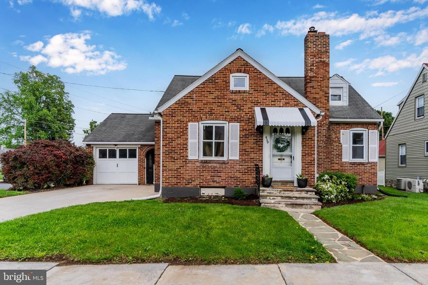 Welcome to this charming 1949 all-brick Cape Cod-style home nestled on a corner lot in Carlisle Borough. With timeless character and modern potential, this four-bedroom, 1.5-bath home offers the perfect blend of classic charm and opportunity for customization.
Step inside to find original hardwood floors, ready to be refinished to your taste, and a welcoming layout with two bedrooms and a full bath on the main level. The living room features a cozy fireplace—perfect for relaxing with a good book or movie—and the open kitchen comes equipped with a dishwasher for added convenience.
Upstairs, you’ll find two more bedrooms and a half bath.  The basement offers laundry hookups(washer and Dryer included)  and ample room for storage.
Outside, enjoy a freshly sodded and fully fenced backyard with a privacy fence—. Additional perks include off-street parking and a one-car garage.
Located near the U.S. Army War College and just minutes from downtown Carlisle, parks, and other local amenities, this home has great bones and is full of potential. With a few thoughtful updates, it’s ready to  become your perfect home. See it today !  (A First American Home Warranty is included)