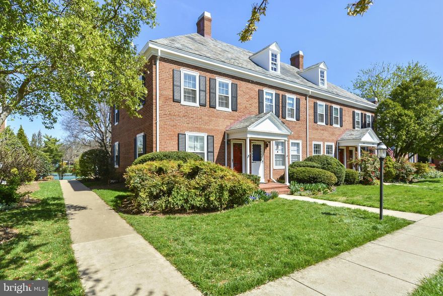 Beautifully renovated 2 bedroom 2 bath end unit town house in Fairlington. Beautiful hard wood floors on the main level. Updated kitchen with white cabinets and granite countertops. Updated bathrooms, fresh paint and new carpet. Great closet space.  Fully finished lower level with a family room, den and full bath. Gorgeous patio in the spacious back yard. Just steps to tennis courts and pool.