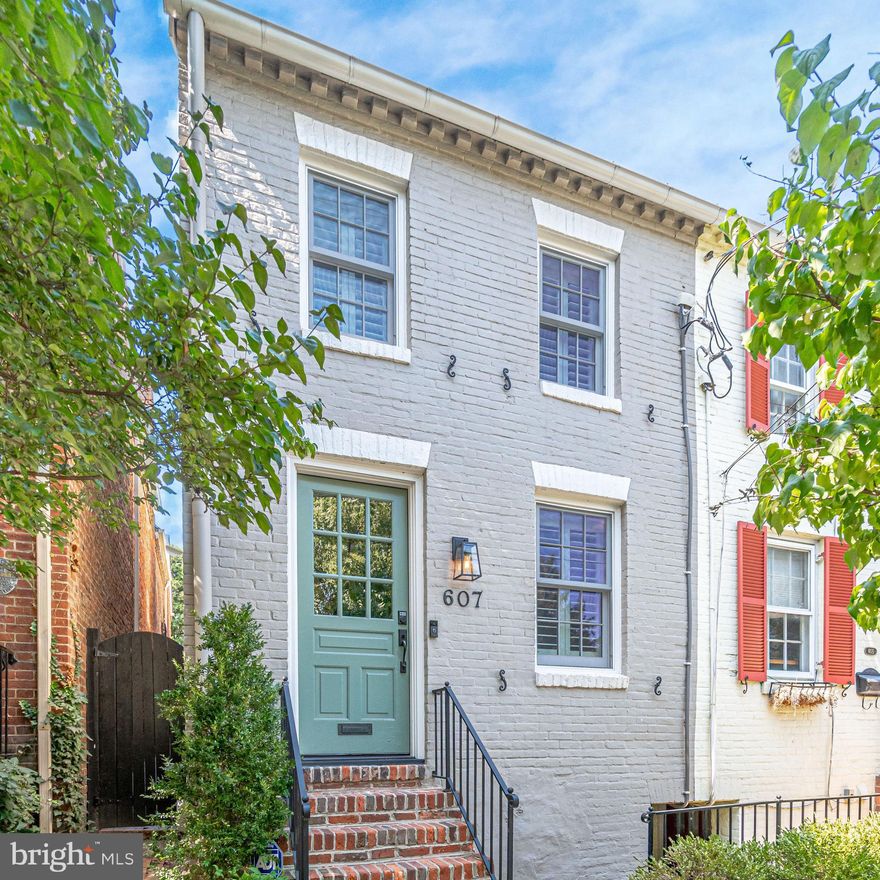 Circa 1850 Rebuilt in 2013 to Perfection, 3B/2.5BA, Open Floor Plan Living, Exposed Brick, Beautifully Integrated Kitchen and Family Room, Private Fenced Backyard w/Patio and Gardens, Bonus Loft, Ample Storage in Utility Room, Amazing Location - Short Walk to Balducci's, Shops, Restaurants, and the Waterfront -  Easy Access to 495, Plentiful Street Parking, Pets Case by Case, Preferred 24 Month Lease.  A Very Special Home!