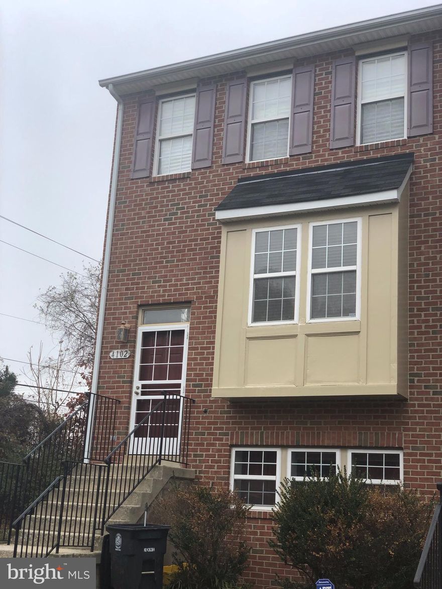 Come see this great investment in the up and coming Suitland area! Easy access to downtown, 495 and 295. End unit townhome/condo. Brand new Carpet, paint and professionally cleaned. SOLD AS IS Make it your own!