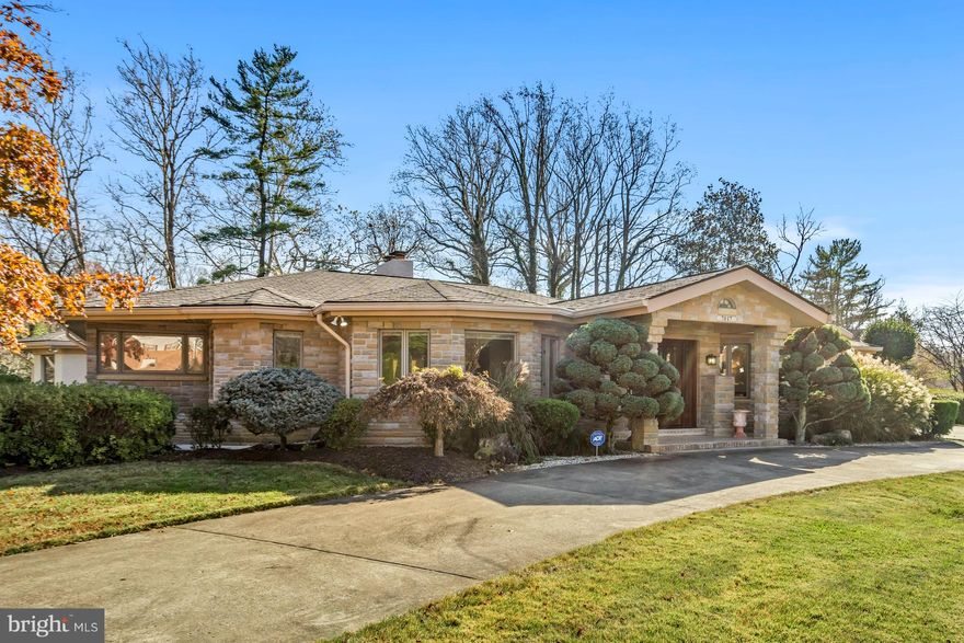 Estate Sale of a spacious mid-century modern, extensively expanded in the early 2000s, in sought-after Kenwood Park. Situated on a well landscaped corner lot with handsome circular drive. More square feet than nearly any house in this neighborhood waiting for your vision. Two fireplaces, three zones of HVAC, an oversized two-car garage, two covered patios, and a large in-ground pool. And what an address! Just blocks from Whitman High School, minutes to all the shopping and dining of downtown Bethesda, and convenient to several major commuter routes including the Beltway. A rare opportunity to make it your own with generous and flexible space in an ideal location.