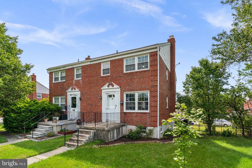 Set on a larger-than-average lot, this classic brick townhome offers expansive outdoor space, driveway parking, and updated appeal - a rare combination at this price. With up to 4 bedrooms, 1.5 bathrooms, and more than 1500 square feet of finished living space, the hardwood floors, natural light, and easy, functional layout create a warm and welcoming feel throughout the home, while the fully fenced rear yard and private parking add everyday convenience. The main level features a bright living room, separate dining room, and an updated kitchen with LVP flooring, quartz countertops, stainless steel appliances including dishwasher, ample cabinetry, breakfast bar seating with pendant lighting above, and access to the balcony overlooking the yard below. Upstairs, you’ll find three well-sized bedrooms with hardwood flooring and a refreshed full bath. The finished walkout lower level adds flexible living space with a spacious family room that serves as a possible fourth bedroom or office, half bath, laundry area, storage, and convenient walkout access to the rear yard. Outside, the oversized fenced yard offers an abundance of green space along with a large patio, storage shed, and parking for up to four vehicles. Conveniently located near Catonsville, shopping, dining, Route 40, I-70, and I-695, this home combines Baltimore County convenience with comfortable everyday living.