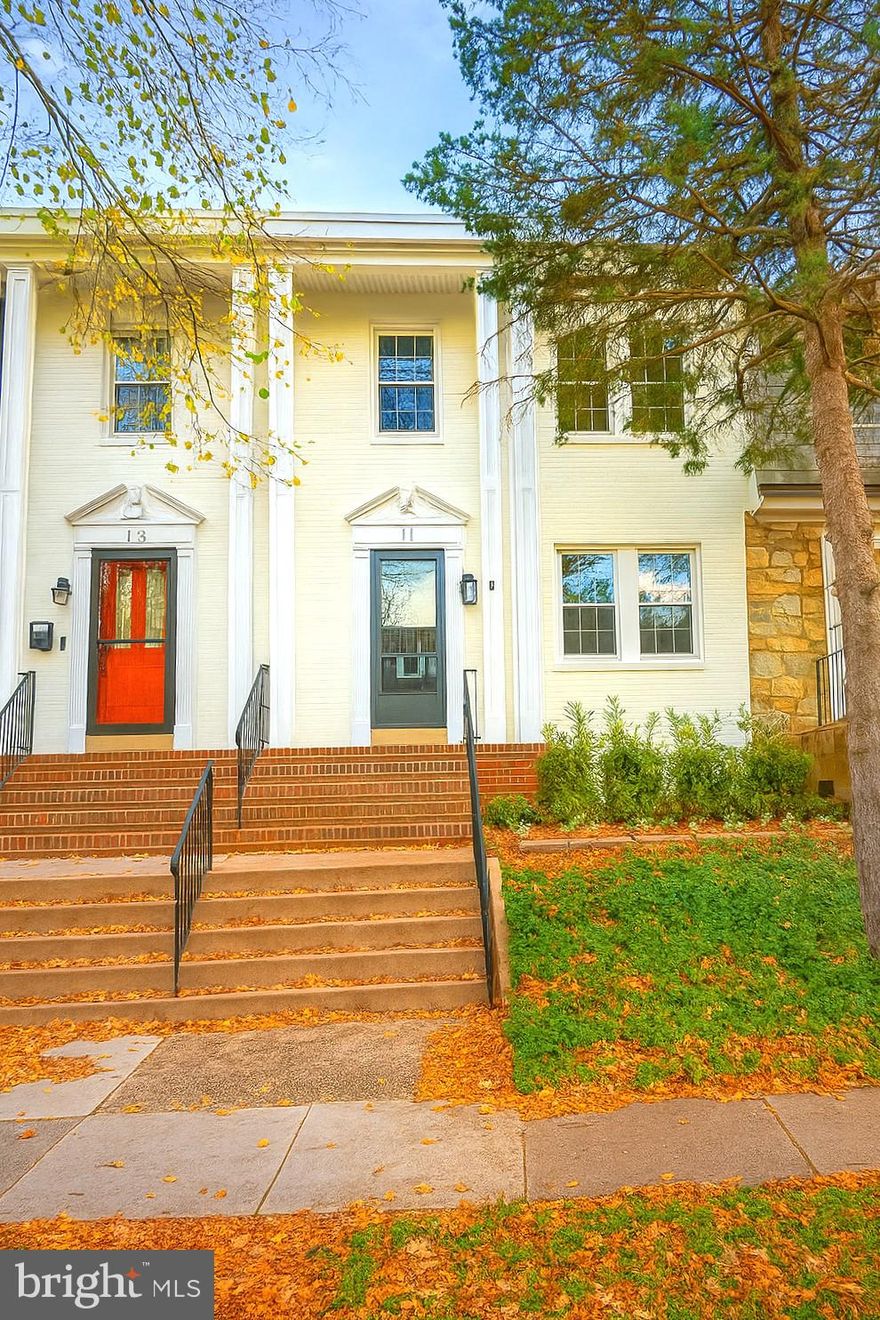 This beautifully updated brick row home offers timeless curb appeal with classic architectural columns and thoughtful modern upgrades throughout. The open-concept kitchen impresses with quartz countertops, stainless steel appliances, new cabinetry, a breakfast bar, and a dedicated butler’s pantry/coffee station. Refinished hardwood floors flow throughout the home, complemented by designer lighting and fresh finishes.

Major system upgrades include new central HVAC with heat pump and gas hot water options, a new tankless water heater supporting both water and boiler systems, a new roof, updated electrical panel and service, and more—providing peace of mind for years to come.

The luxurious remodeled bathrooms showcase high-end fixtures and finishes, while the professionally landscaped exterior enhances the home’s charm. A private two-car parking pad at the rear adds exceptional convenience, a rare find in this area.

The property is fully equipped with smart locks, updated electrical, a smart TV, wifi system, state-of-the-art washer and dryer, and elegant window treatments.

Just a few blocks from King Street Metro and within easy walking distance to parks, dining, and local amenities, this home offers the perfect blend of style, comfort, and location. A truly exceptional opportunity that you do not want to miss!

All furniture, finishings, and decor will convey with the property, at no extra cost.

The home is currently operated as a very successful AirBnB, with a 4.95 rating and a "Guest Favorite" designation. This account can be transferred to the buyer, if desired, so that operations can continue uninterrupted.