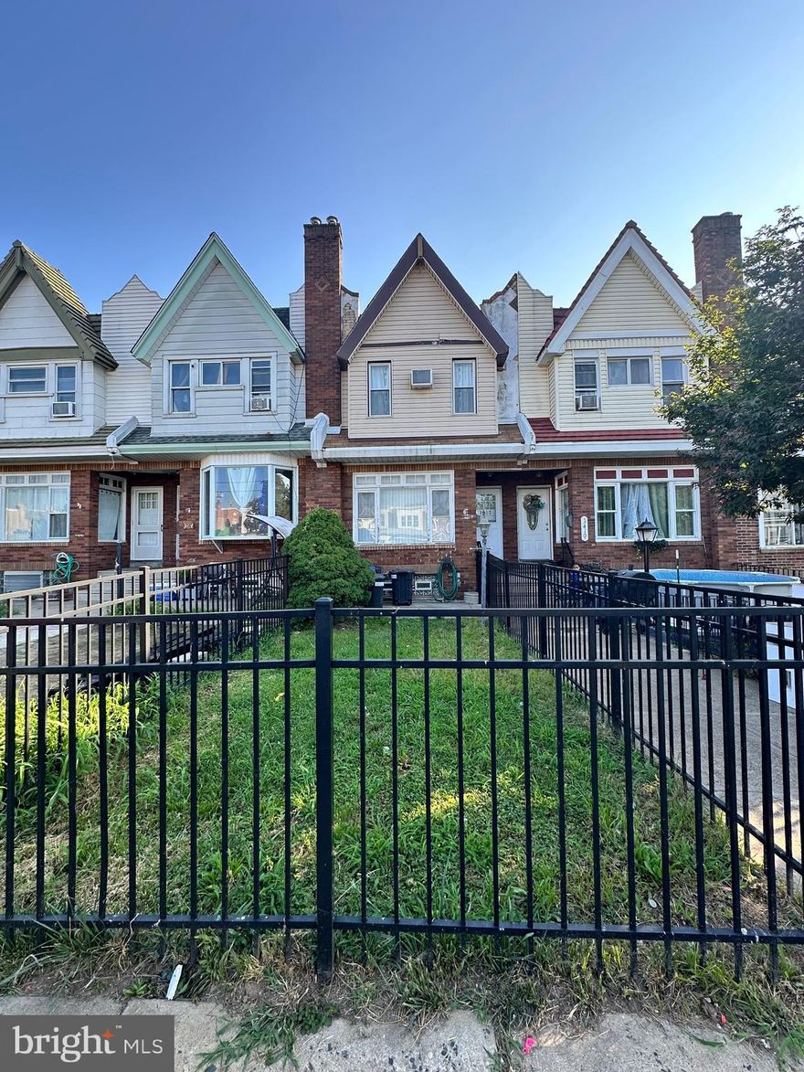 Welcome to 3412 Tyson Avenue – Spacious West Mayfair Straight Thru with Garage & Parking!

Located in the desirable West Mayfair section of Philadelphia, this large straight-through style home offers the perfect blend of space, convenience, and classic charm. Featuring a fenced-in front and rear yard, this property also includes a private driveway and an attached garage with off-street parking for 2–3 cars — a rare find in the area!

Step inside to a generously sized living room, perfect for entertaining or relaxing, leading to a formal dining room ideal for hosting gatherings. The eat-in kitchen offers ample cabinet space and functionality for home cooking or casual meals.

Upstairs, you’ll find three spacious bedrooms and a full hall bathroom. The finished basement provides additional living space, a convenient half bath, and a dedicated laundry area, offering great potential for a rec room, home gym, or guest space.

Conveniently located close to schools, public transportation, shopping, and dining, this home offers excellent value in a sought-after Northeast Philly neighborhood.

 Don’t miss this opportunity—schedule your showing today!