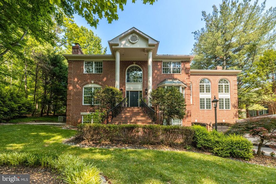 Welcome to your dream home in the highly coveted Franklin Park neighborhood! This stunning all brick Colonial is a true gem, boasting 3 fireplaces, an impressive 5 bedrooms and 4.5 bathrooms on a sprawling 0.41 acre wooded lot with mature landscaping. Prepare to be captivated by the gorgeous open interior, highlighted by a spectacular 2-story foyer and family room featuring a dramatic stone fireplace that will surely be the focal point of many memorable gatherings.
Step into elegance as you enter the formal dining room and living room, both adorned with extensive molding and exquisite attention to detail. The fully renovated white kitchen is a chef's delight, complete with a sleek waterfall island and counter seating. The addition of a new Cove dishwasher ensures effortless cleanup. Natural light floods the bright sunroom, providing a tranquil space to relax and unwind.
Retreat to the luxurious primary suite, where you'll find ultimate comfort and serenity.  The spacious room has a designer fan, his and hers walk-in closets, and window shutters. The primary bathroom features a bidet, separate vanities and large built-in soaking tub. Also on the second level are 3 nice sized bedrooms and two fully renovated spa-like bathrooms with custom glass showers and tiling.
The fully finished and flexible lower level offers endless possibilities and has been upgraded with new carpet and polyuria flooring, creating a modern and inviting space for entertainment or relaxation. There is also a gym space with rubber flooring (could also serve as a workshop). The mudroom area is right off the garage and features LVT flooring, a large closet and wall hooks for the essentials. There is plenty of space to build in a bench or add cubbies.
Indulge in outdoor living at its finest on the fabulous rear deck, where water features and carefully placed lighting come together to create your very own backyard oasis. Picture yourself hosting unforgettable barbecues or simply enjoying peaceful evenings surrounded by nature.
Rest easy knowing that the roof was replaced in 2021 with a lifetime guarantee, and upgraded with new deluxe gutter guards. Other recent updates include: LEED lighting in the family room, garage, and basement, providing energy-efficient illumination. Additionally, sprinkler heads were replaced in 2022. The generator has been regularly serviced, ensuring peace of mind during power outages.
Just 1.5 miles to Metro, 4 miles to DC & easy access to the GW Parkway, & Tyson's. Minutes to the Chesterbrook Shopping center (currently undergoing a huge remodel with new vendors). Sought after school pyramid of Chesterbrook ES, Longfellow MS and McLean HS all offering academic excellence. Don't miss out on the opportunity to make this remarkable residence your own. Prepare to fall in love with the timeless beauty and exceptional features of this Franklin Park treasure.