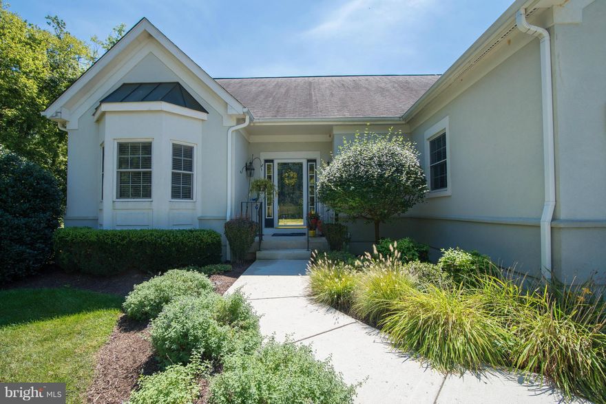 Look at this one owner villa home.  So well cared for with wonderful amenities - main level hardwood with open floor plan, corian countertops and 42" cabinets, enclosed sunroom, large deck with sunsetter awning, full finished lower level with 3rd bedroom and bath, patio, ample storage and golf cart garage. Mature landscaping for added privacy Golf course community with dining, swimming and tennis.