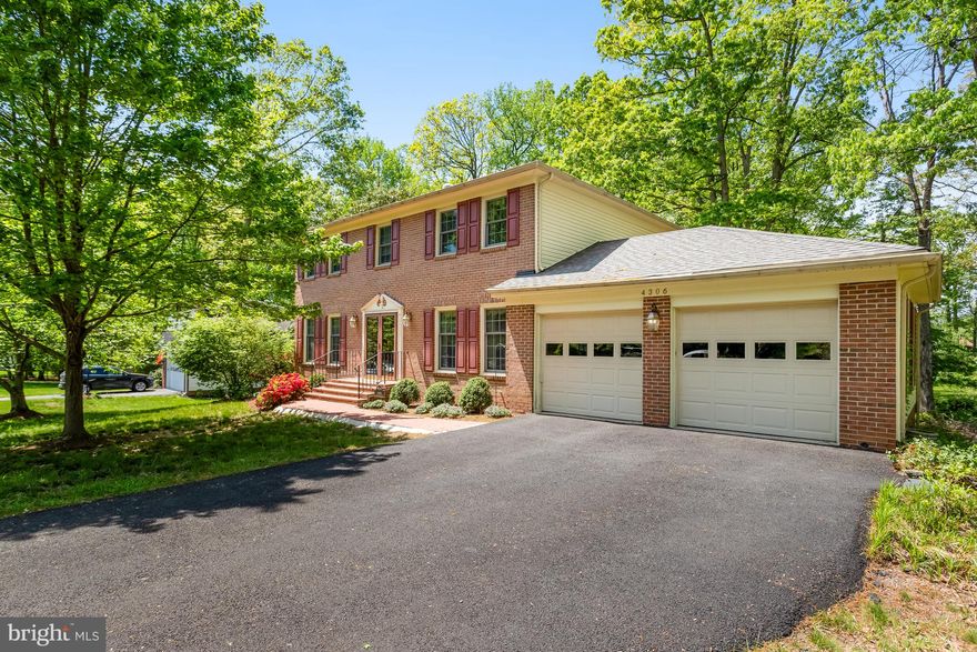 Nestled on a quiet cul-de-sac in the highly sought-after Oakwood Estates, this 3-level brick-front colonial set on just under half an acre to spread-out with family and friends. Step inside to discover an inviting main level, featuring a spacious living area complete with a cozy fireplace – perfect for gathering on cool evenings. The heart of the home opens to a 15x15 sun room that floods the space with natural light, seamlessly connecting to a large rear deck – ideal for outdoor dining and summer BBQs. With 4 generously sized bedrooms and 3.5 baths, there’s room for everyone. The primary suite offers a serene retreat, while the additional bedrooms provide versatility for guests or home office space. The lower-level walk-out has a fully finished space with its own fireplace, bar, full bath, and endless potential as a family room, game area, or guest suite. Practicality meets style with a spacious 2-car garage and ample driveway parking. Whether entertaining or relaxing, you’ll appreciate the thoughtful flow of this home. Located in a friendly community known for its convenience and charm, this home puts you minutes from top schools, shopping, and local parks. Don’t miss your chance to make this Oakwood Estates gem your own.  NO HOA. Brand new main water line installed.