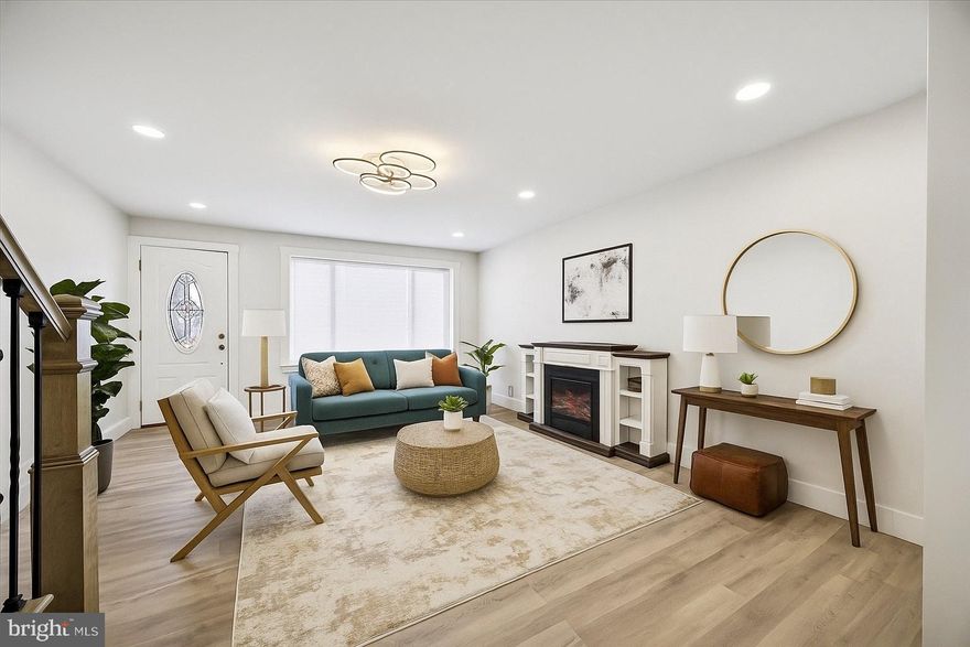 Welcome to 926 Winton St, a stunningly renovated residence in Lower Moyamensing. Inside, the first floor features an open layout with recessed lighting, luxury vinyl planks, an electrical fireplace, and an abundance of natural light. The modern kitchen is complete with a quartz countertop, stainless steel appliances, and white shaker cabinetry. The first floor features a convenient full-size bathroom and access to a charming back patio, ideal for morning coffee or outdoor dining. Upstairs, you'll find two inviting bedrooms and a modern bathroom with a bathtub and a sleek granite vanity. The newly finished 200 sq ft basement offers a versatile space.  The home boasts an eye-catching new facade, enhancing its curb appeal. This home is ideally located within walking distance to the vibrant offerings of  Lower Moyamensing, including restaurants, bars, shops, and cafes.  The seller is offering $10,000 in seller assistance to cover the closing costs!!! Schedule your appointment today!