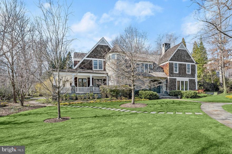 There is only one word to describe this house......DREAMY!  Featured in Architectural Digest, this like-new house is hands down one of the most exquisitely built custom homes in the area.  Designed and curated by world renowned designer Thomas Pheasant and built by Jim Gibson, you will not find better construction, finish level or specimen landscaping anywhere else at any price point.... period.  Custom designed for a family with 4 children, there are five beautifully appointed bedrooms with gorgeous ensuite bathrooms upstairs.  The main level is expertly designed with a formal wing for entertaining and an informal wing for comfortable family living.  Both areas are surrounded by French doors to the outside and the natural light throughout the home is fantastic!  The quality is carried through to the lower level, which is perfect recreational space for everyone in the family.  The millwork throughout is custom cut and exceptional in every way and since the initial build, the owners have maintained, updated and renovated multiple times with a custom high-end builder.  The grounds were designed by Lila Fendrick and the backyard is more than adequate to install a 40' plus pool, while allowing for ample green space.   The homeowners thought of everything to make this home not only stunningly beautiful, but luxuriously functional and smart.  Must see to truly appreciate the level of quality and get a sense of how this property transports you to a place of serenity and joy.