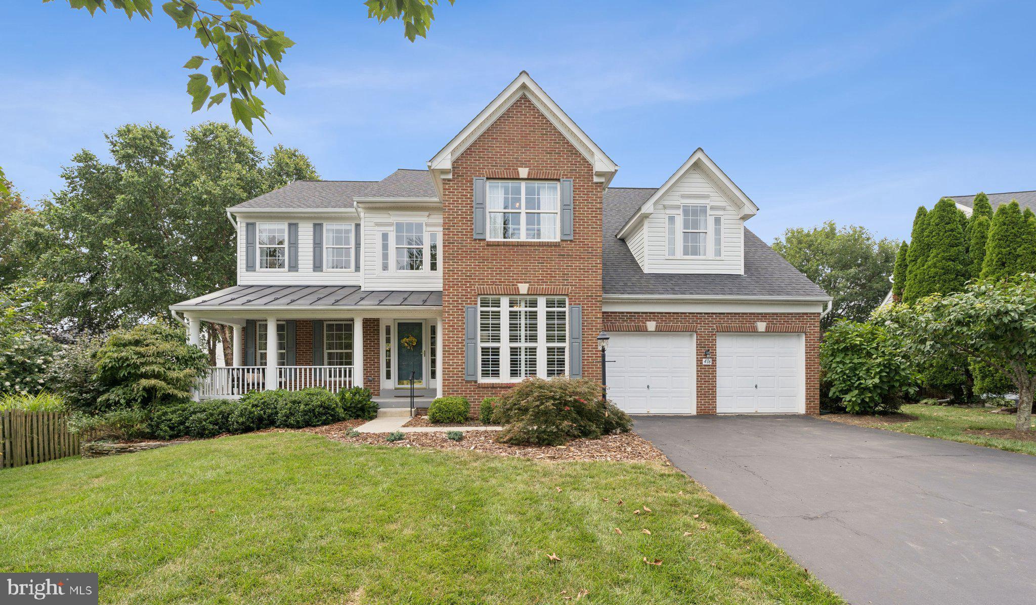This Stunning Move-In Ready Home is a Must See!! Located on a private cul-de-sac in the highly sought after Hirst Farm neighborhood. The main level is welcoming sunny and airy. The open floor plan of the kitchen, living room, and sunroom are truly the heart of this home. Stepping out from the sunroom is an expansive covered porch with ironwood decking (100 year lifespan). The oversized main level office features large windows facing the front garden - perfect for telework and hobbies. This large home has 5 spacious bedrooms located on the upper level, which includes a private owners suite with the special touches of a vaulted ceiling, walk-in closet, and both a soaking tub and shower. The light filled basement features an oversized finished recreational space, a full finished bathroom, plenty of storage, and french doors to the outside. This home is surrounded by beautiful countryside, with the convenience of shopping, restaurants, hiking and wineries close by. Great Location. Roof 6 years old w/Architectural Shingles, New Sump Pump 2025, Both HVAC Systems Replaced 12/2022 with an Air Filtration System.