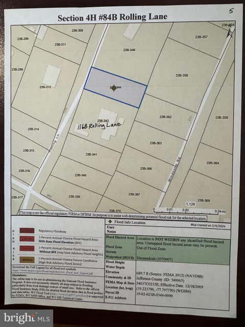 Vacant Land For Sale - #84B Rolling Lane<br/> HARPERS FERRY, WV 25425