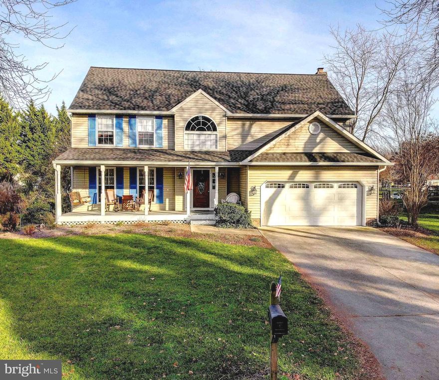 This property will go active on Thursday night. The showings will start on Friday at 1 pm.
Tucked away in Annapolis’ country-esque St. Margaret’s, this home provides a true Chesapeake Bay experience. A short drive from downtown Annapolis (<15m), Route 50 (<5m), the Bay Bridge / Eastern Shore (<15m) and BWI (<30m), drive past conservation-deeded colonial plantation fields to get to the sought after Pleasant Plains neighborhood. As you walk up to the front door you can't help but notice the inviting large front porch with a swing that provides excellent space to watch the beautiful sunsets and nature. As you pass through the welcoming foyer you will see the kitchen, living and dining area, a large sunroom with natural light pouring through the windows, and with patio adjacent this layout provides ample space for family gatherings and entertaining friends and neighbors year-round. Off the other side of the kitchen/eating area, there is a large office ideal for remote working/home office. The second floor has 4 large bedrooms/2 full baths and a washer/dryer. The large master vaulted bedroom has an updated master bathroom that provides a standup shower, soaking tub, dual sinks, and a walk-in closet.  The basement is great for playing pool, watching TV, kids' area, or at home workout facility or simply making this space your design. This area also has plenty of day-to-day storage. Heading out to the .50+ acres grass backyard w/ shed you can spend time with family and friends for BBQs, games, and more. This property also has a 2-car garage with massive amounts of storage. Make this your new home in 2024!
Upgrades below*
-Roof- 2.75 years old (50-year architectural shingles w/ warranty.  The gutter was replaced with 6-inch gutters.
-Water Heater- 2022 Instant Hot water circulator installed for Master Bath and Kitchen
-Sump Pump- 2022. Battery backup was also replaced in 2022.