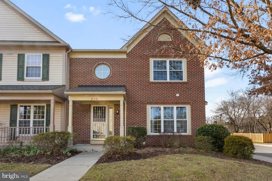 Spacious end unit townhome that is ready for its new owners! This 3 bedroom and 2.5 bath home welcomes you with a modest front porch before entering the open living room with gas fireplace. Wood floors throughout the living and dining rooms lead you to the light filled kitchen with abundant cabinet space and granite countertops. Separate dining room leads you through double French doors onto the upgraded paver patio. Primary suite offers walk in closet, tile bath with dual vanities and a separate bathtub. Large bedrooms with fresh paint and LVP flooring upstairs. 2nd full bath upstairs has tile floors and plenty of space. 2 private parking spaces and outdoor storage shed. HOA covers all exterior maintenance, most landscaping and roof! Close to shopping, commuter routes Rt 15 and Rt 70 and easy access to Waterford Park. You will want to see this one in person.