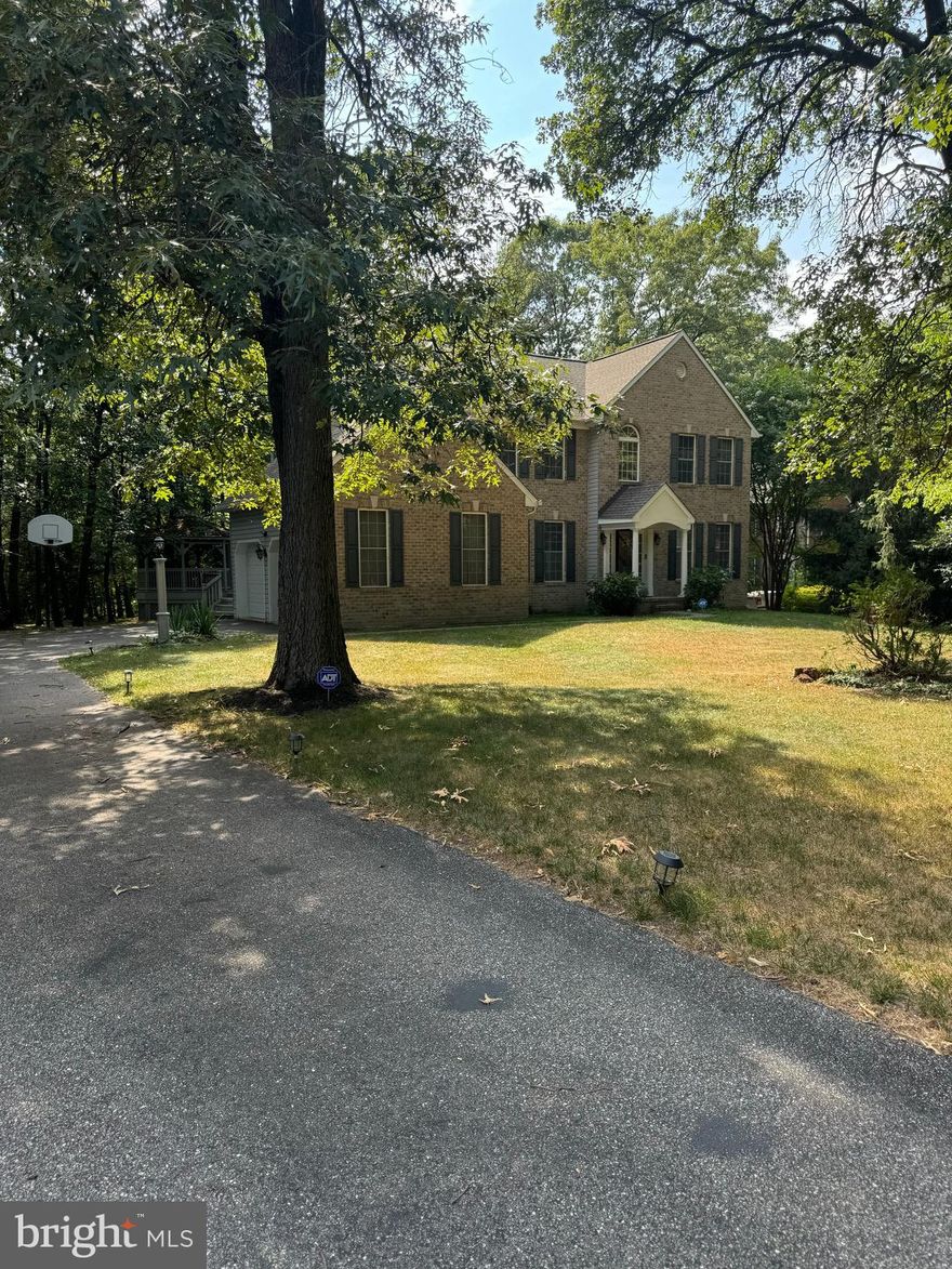 *** Note, property went under contract, 1 day on the market... appraised for *730k,  clean home inspection, buyers  financing couldn’t perform, back on the market!  Lovely Colonial Nestled within  the Serenity of the Bridlewood @ Sappington Subdivision.  Constructed by the respected Koch Builders, the property is perfect for privacy, seclusion,and lots of yard space on a corner 3/4 acre wooded lot.  This well kept Colonial Boast 4 Bedrooms and 2 Full Baths, @ Half Baths, and a an optional bedroom/den in the basement.  Open concept,  with 84 inch windows, an intercom system throughout, hardwood floors,  family room off kitchen,   large formal dining room,  2-Car side load garage, and an extensive paved driveway which can accommodate 8+ vehicles, *** and so much house ready for your finishing personal touch!  The backyard Oasis awaits with a Huge Deck, enclosed  Gazebo and large  10x 20 foot  dual entry storage shed both with Electric, and lots of lighting. Roof 5 years Old, HVAC  2 Years Old..  Ready for your buyers finishing touch!