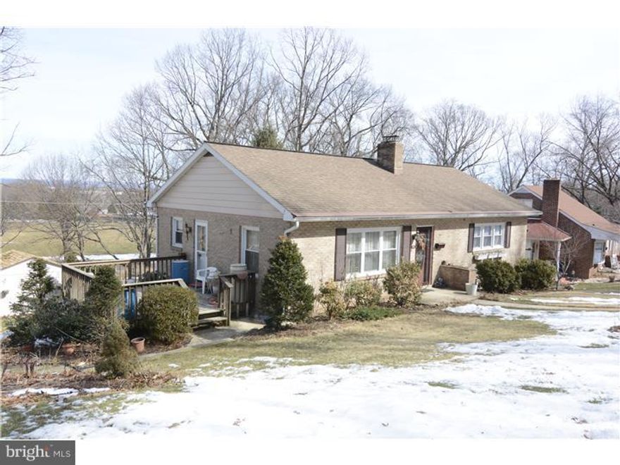 Excellent location with being close to mall shopping, schools, recreation, easy access to major highways, medical facilities, restaurant and bus service. Not to mention open space in rear as property backs up to school owned property. This raised ranch home with walkout lower level gives more living area then appears. Well built brick home with some newer features. newer windows, gutter guard, 2 year old eat-in kitchen w/corian counter and newer flooring, easy access to large deck. Enjoy the warmth of the brick fireplace as you relax in the living room and adjoining dining area. 3 bedroom and up-dated bath w/granite counter complete the 1st floor. The spacious (22x25) family room with walk-out exit, offers lots of room for recreation and a full bath. Full laundry and furnace area with attached garage. Additional storage is available in the attached spacious shed.