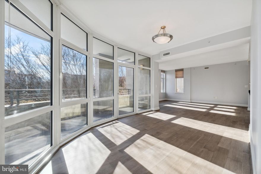 Rarely available corner units in this sought-after one-park crest luxury building, which offers office space and two balconies at the same time. 
New paint, new flooring, and a new dishwasher!!! Absolutely move-in ready condition. Open concept floor plan in kitchen, dining, and living area. Two great sizes of bedrooms are with their very own bathrooms and walk-in closet. The office space and the extra half bath provide a huge advantage in regard to conveniences. 
This corner unit is only a few steps away from the elevator, making your life much easier. 
The main balcony is surrounded by trees and faces an open park. 
The building provides 24/7 services, a roof deck, a roof pool, a luxury library, a gym, and a top-floor clubhouse are all included. 
Walk to the metro and Tysons II, with easy access to the main road. Harris Teeter and Starbucks are your neighbors. Close to signature restaurants, shopping, and medical facilities. 
Must see!