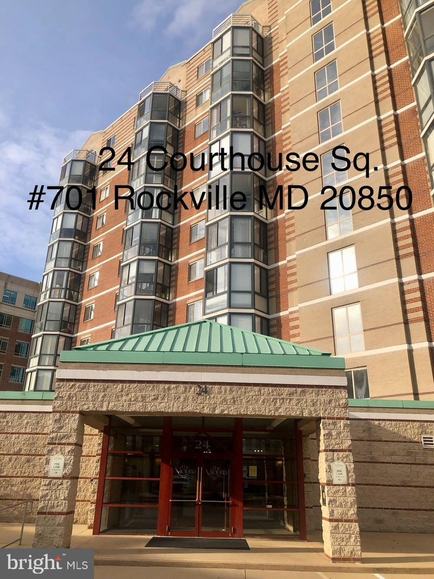 Move in ready,  2 BR, 2 FB, updated unit with gleaming hardwood floors, open floor plan, enjoy and relax the enclosed balcony with a breath taking view. Brand new kitchen and kitchen appliances, granite counter top. New carpets in both bedrooms. Updated bathrooms. Freshly painted through out. Master walk in closet. Walking distance to Rockville metro and town center.