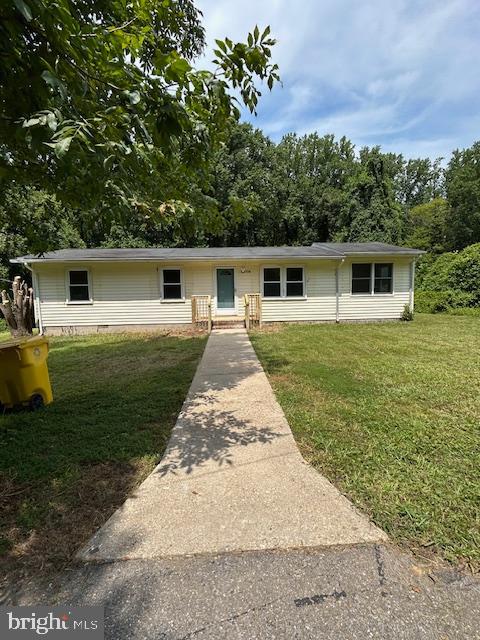 Rancher with large yard 1.5 acres plus . 3 bedrooms, 2 baths, family and living room, eat in kitchen. Fresh paint and flooring. Large driveway. Easy access to Rt 50 and Rt 2. Pet friendly.