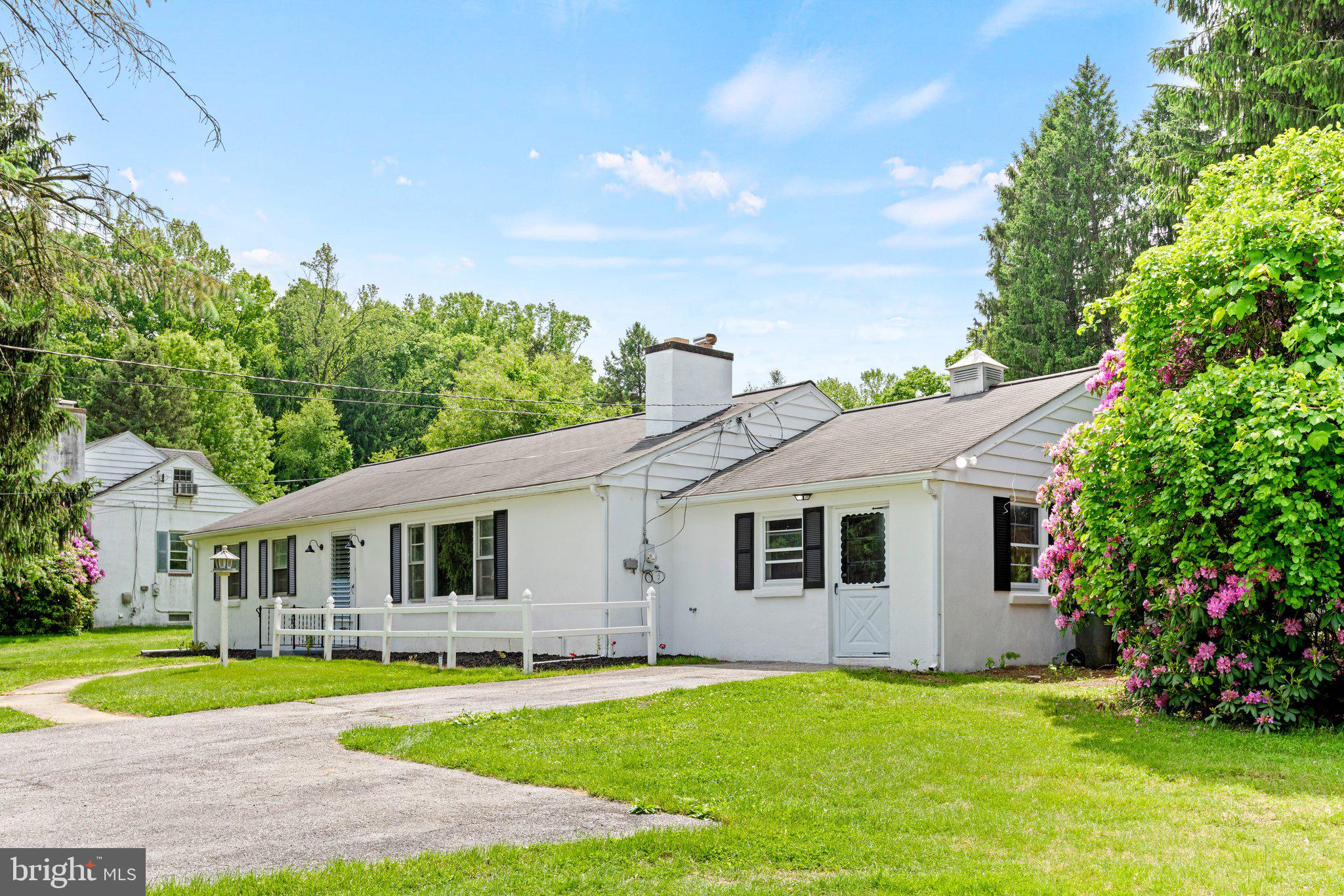 Welcome to 1112 N Bailey Rd—a beautifully updated ranch-style home offering versatile living on a serene 1-acre lot. This thoughtfully renovated property features a spacious in-law suite, ideal for multigenerational living or guest accommodations. Set in a peaceful rural setting, it provides the tranquility of country living while being just minutes from major commuting routes and only 10 minutes to Downingtown. Outdoor enthusiasts will appreciate the proximity to Hibernia County Park, offering over 900 acres of trails, fishing spots, and picnic areas. Additionally, the nearby ChesLen Preserve provides expansive natural landscapes perfect for hiking and wildlife observation. Experience the perfect blend of comfort, convenience, and community at 1112 N Bailey Rd. Schedule a showing anytime!