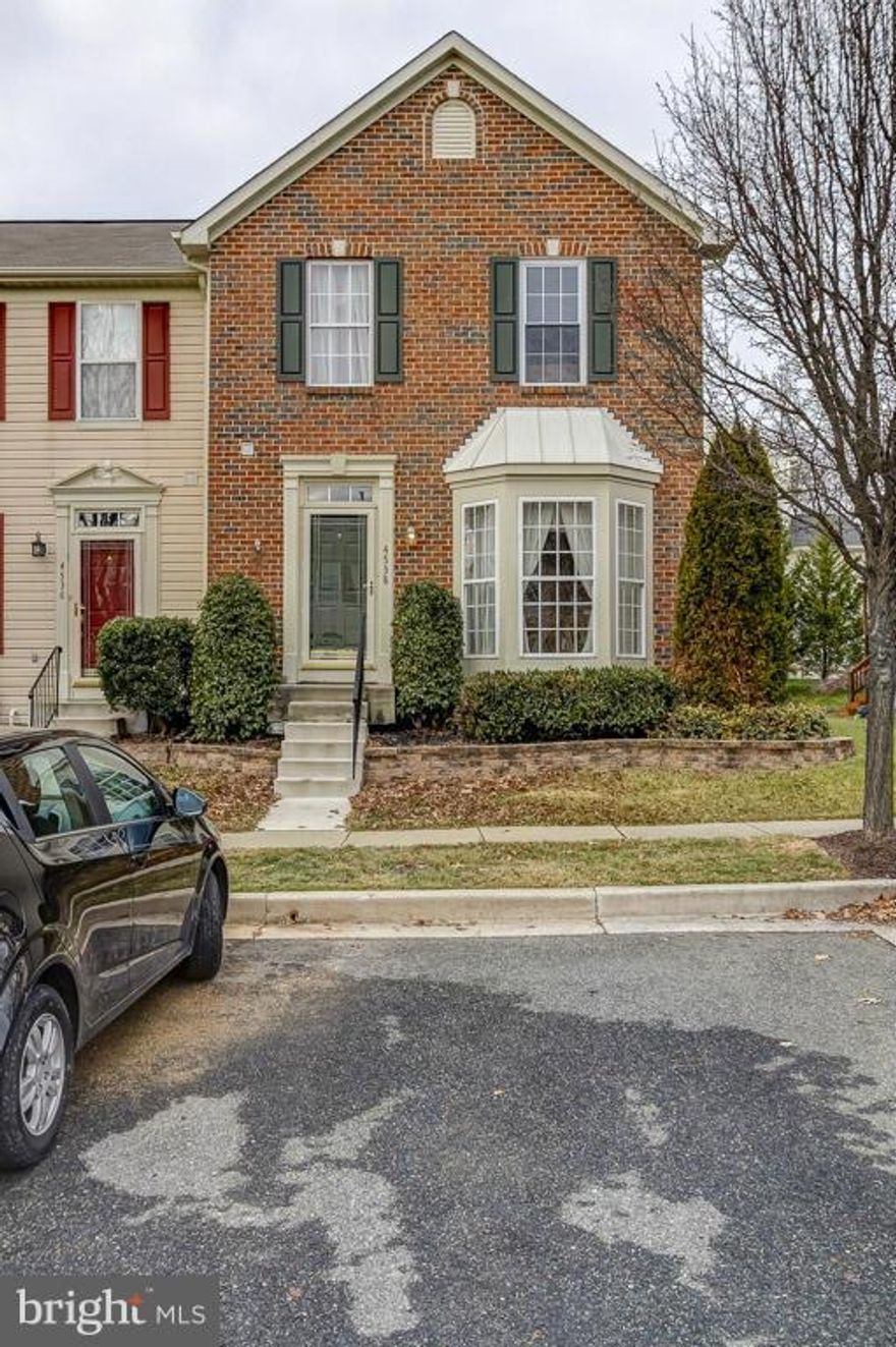 Immaculate End of Group Brick Front Townhome in Desirable Perry Hall area. Kitchen off living room with SS appliances in great condition & 42" high cabinetry. Natural Gas heat . Newer carpet. Bedroom & updated full bath in basement. Master bedroom w/ lg walk in closet. Fully fenced rear prof landscaped w/built in grill, waterfall & fireplace.