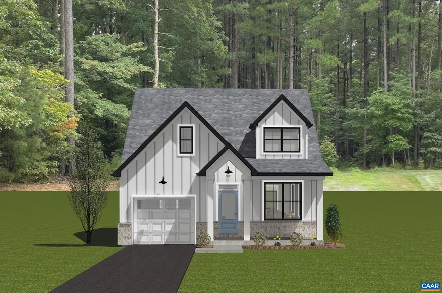 PRESALE 2026 Delivery. Nestled near I-64, 5th Street Shopping Center, UVA, and Downtown Charlottesville, Southwood offers the best of both worlds?easy access to city life and the tranquility of suburban surroundings. The Barclay is a versatile single-family home that blends comfort and functionality with timeless design. Main level primary bedroom. Step inside to an inviting foyer that opens to a bright, spacious great room with vaulted ceiling and a well-appointed kitchen complete with granite countertops, maple cabinetry, and stainless-steel appliances. A dining area flows seamlessly into the living space, making it perfect for both everyday living and entertaining. Upstairs, offers an optional study or 4th bedroom suite. Two additional bedrooms, a full bath, and a convenient laundry room provide plenty of space for family and guests. An unfinished walkout basement comes included, giving you endless possibilities for storage, hobbies, or future living space. With options for a covered or screened porch and multiple exterior elevations, the Barclay can be personalized to fit your lifestyle.,Granite Counter,Marble Counter