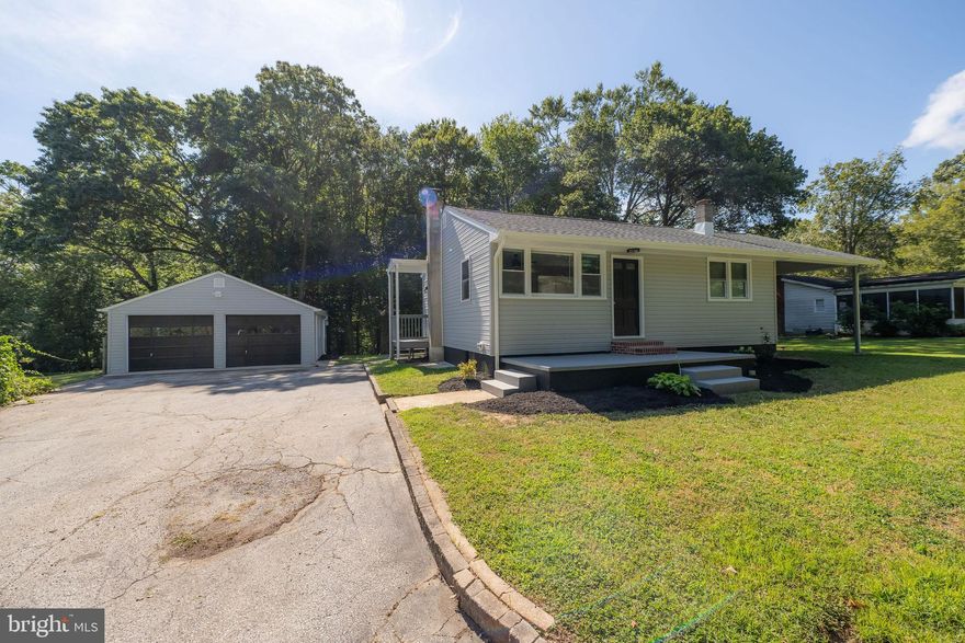 ELKTON, WONDERFUL, QUIET ROAD  
Well-positioned for convenience to natural attractions, plus views of the forest and backing to woods! This charming 2-bedroom 1-bath ranch home is a rare find in the prime Suburbs. From the front door, the home is minutes to outdoor recreational opportunities including a quick 5 min drive to the Elk River Boat Launch. Relaxing views of the woodlands are daily reminders of the great location. Don’t forget the oversized two car detached garage and attached carport! 
Attractive landscaping maximizes the value of the expansive yard, which also includes a huge 12 x 20 ft storage shed. 
Within, the residence is rich with remarkable advantages. Almost everything is new, Heat Pump, roof, gutters, downspouts, appliances, HVAC, and many other upgrades.  See it, you will want it. The rooms connect seamlessly from the living room, to the patio, patio, deck, and backyard, the kitchen has been updated for luxury and convenience. A lot of great meals are going to be created on these exceptional granite countertops. Surfaces are in the classic galley layout.  
The 2 bedrooms are located above the ground floor for enhanced privacy. 
A driveway with ample accommodation for two vehicles leads to a detached two-car garage that is available for its original purpose or for use as additional flex space. 
The unfinished basement is the perfect out-of-sight storage for tools and occasionally needed belongings. 
This house will attract broad interest, so it's worth a tour ASAP.