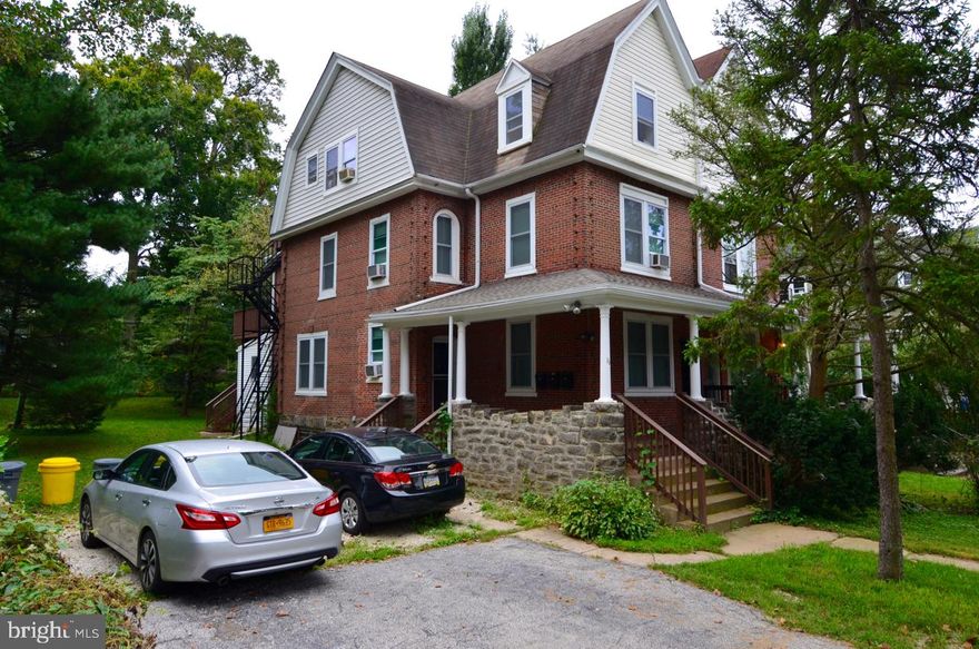 Completely renovated and move-in ready 1 bedroom, one bathroom apartment walking distance to everything Ardmore has to offer and public transportation with off-street parking. Office has built in bed for overnight guests. Hardwood floors throughout, updated kitchen with granite, and bathroom with tile floor and shower surround. There is private deck off the rear of the unit that overlooks the .20 acre level lot. Owner pays for water, sewer, internet, lawn maintenance, and heat.  Tenant responsible for electric and gas hot water (separately metered). Owner/Manger is a licensed PA Broker.