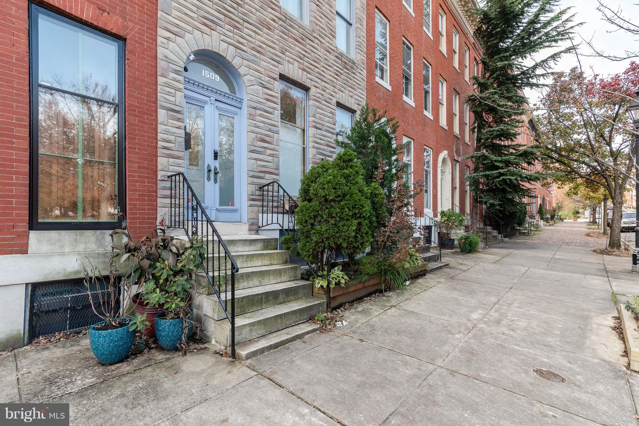 Beautiful, bright, classic renovation is walking distance to everything Baltimore has to offer the working professional. This 1 bed 1 bath ground floor apartment includes a private parking spot, brand new appliances, cozy fire place, rear yard and private balcony. Park front views in Union Square community make this city living at its best!