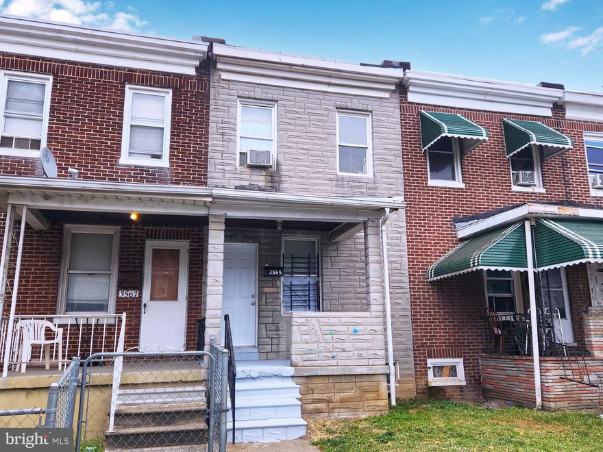 ONLINE AUCTION: Bidding begins 7/19 @ 10:00 AM. Bidding ends 7/21 @ 11:40 AM. List Price is Suggested Opening Bid. Deposit: $10,000.

This two-story, recently updated, porch-front townhouse is located in the Brooklyn area. It is situated near Garrett Park and is just a few blocks away from the Baltimore County border. It's also minutes to the Patapsco River. Major traffic artery Potee St, offering easy access to I-895, is readily available for commuting. The property is currently vacant.