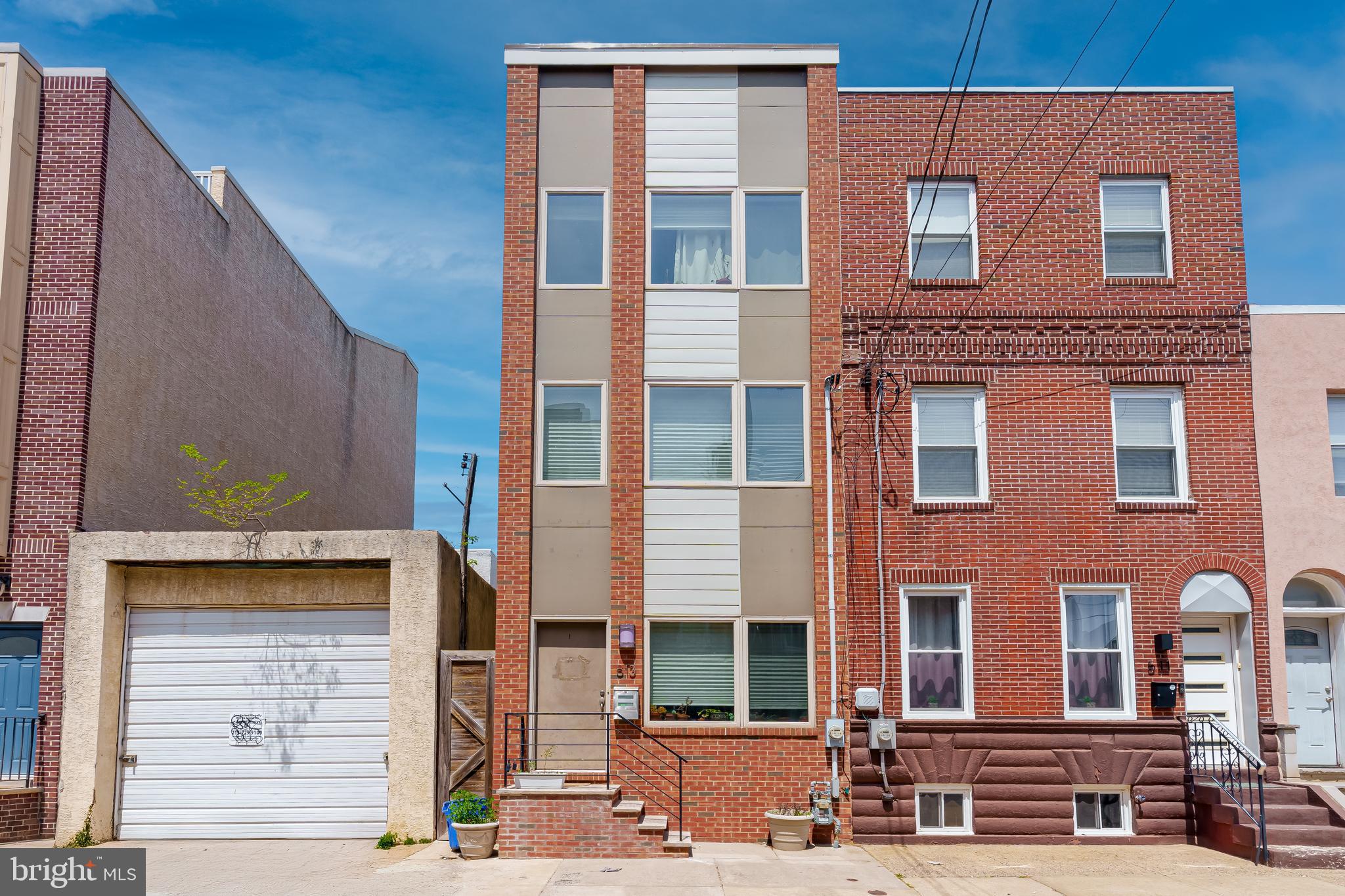 Move-In Ready 3BD/2.5BA with Finished Basement, Spacious Patio, and Third Floor Primary Suite
Welcome to 513 Manton Street, a beautifully maintained townhome located on a quiet block in Philadelphia’s desirable 19147 zip code. Affordably situated in Dickinson Narrows, this home is within walking distance to Bella Vista, Queen Village, the Italian Market, East Passyunk, Little Saigon, and Pennsport — offering unbeatable access to some of South Philadelphia's most vibrant neighborhoods.
The main level features a sunken living room, open dining area, and a bright kitchen with gas cooking, built-in microwave, dishwasher, and sliding glass doors leading to a spacious private patio — perfect for outdoor dining or entertaining. A first-floor powder room adds convenience for guests.
Upstairs, you’ll find two comfortable bedrooms and a full bath on the second floor. The third-floor primary suite boasts dual closets, a private en-suite bath, and tons of natural light.
A finished basement provides flexible space for a home office, gym, media room, or guest area.
Enjoy proximity to Jefferson Square Park, Passyunk Avenue restaurants, the Italian Market, Sprouts Market, Target, and local cafés — all just minutes away. Quick access to I-95 and public transportation makes commuting a breeze.