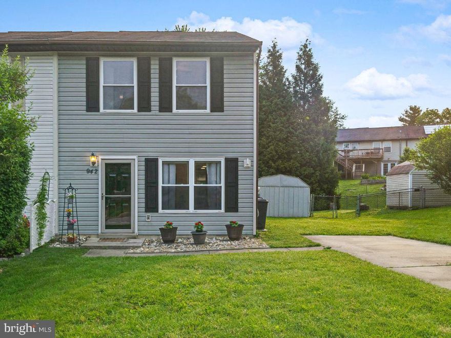 Absolutely Stunning Townhome in The Greens! Welcome Home! New Flooring through the Foyer/ Living and Dining Room set the tone for the tastefully designed space. Let's get cooking! Appliances, White Cabinetry, Granite Counters, Beautiful Stacked Stone Backsplash, and a Stove make cooking and cleanup a breeze! With so many amazing places to enjoy your meal,  Morning Breakfast/ Brunch in the Front Flex Space, Master the BBQ game on your New Patio or relax with Morning Coffee overlooking the beautiful HUGE Fenced Back Yard. Time to unwind with an Elegant Dinner in the Formal Dining Room or Snuggle up for a movie by the Modern Double Sided Stacked Stone Fireplace. Taking it to the Next Level in your Primary Suite Boasting Walk in Closet, and En- Suite Bathroom. The Upper Level also Showcases 2 Other Bedrooms and a Full Hall Bath. Need additional Space to Host for Yard Games or Smores by the Firepit? Need more storage space or room for your garden tools? This Large Shed will house all your extra things!  Not that you should ever need to leave this amazing Space but if a day out is what you are looking for... Make a Splash at Westminster Municipal Pool! (Walking Distance) Baugher's Orchard is right around the corner!  Tons of Great Shopping and Restaurants Nearby and Easy Commute with Close Proximity to 140,31,and 97. Recent Updates Include: Brand New HVAC, New Laminate Flooring on 1st Floor, New Carpet on 2nd Flooring, Recently updated Kitchen, New Lighting & Ceiling Fans.