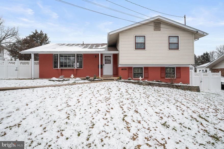 Open House Cancelled for 12/14. Welcome to the desirable Regency Estates community of Potomac, MD.  Arrive at this inviting split-level home featuring a classic combination of brick and vinyl siding. Step into the foyer, adorned with decorative tile flooring, which guides you into the conversation-style living room highlighted by a beautiful bay window, high ceilings, and gorgeous hardwood floors that flow seamlessly into the formal dining room. The dining room, illuminated by modern fixtures and abundant natural light, sits perfectly adjacent to the kitchen for an effortless transition from cooking to dining. The spacious kitchen offers a charming brick accent wall, a cozy breakfast area with its own bay window, a pantry, and a decorative backsplash that complements the rich cabinetry and stainless steel appliances. Retreat to the primary suite, complete with double closets and an en-suite bath featuring a walk-in shower, all accented by a combination of hardwood and ceramic tile flooring. Three additional bedrooms, each with hardwood floors, and a hall bath with a jacuzzi tub/shower combination complete the upper level. The fully finished lower level provides exceptional versatility, ideal for a media room, game area, office, or creative space, and is enhanced by open shelving, stone accents, and built-in seating. This level also includes a full bath, a laundry area with bonus space, and a utility room. Walk-out access to the fenced yard and patio area creates the perfect setup for a mudroom, workshop, or additional outdoor enjoyment. Conveniently located near major commuter routes, including I-270, I-495, and I-370, this home offers easy travel to Washington, D.C., Baltimore, and beyond.