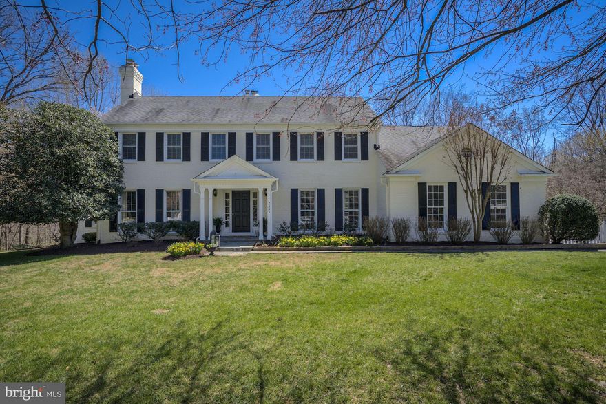 Gorgeous "Move In" ready, painted brick colonial in a cul de sac, with incredible curb appeal on a beautifully landscaped  2 acre lot with a private backyard. Outdoor living space includes several decks,  ornate railings, pergola over the side entrance and seating area, a lower brick patio and a master suite deck. Mature landscaping , beautifully maintained, and a partially wooded . 5 Bedrooms, 4 Full Baths, and a Powder Room. 
 The interior has a traditional  style with great flow. Recent updates include new quartz kitchen counters, cooktop, and dishwasher.  Bathrooms have been recently updated,  and all most every window in the house is brand new! The master suite includes 2 walk in closets, and the floors have been replaced with plank wood on the upper level.  Furnace and hot water heaters are 1 1/2 years old. Freshly painted, power washed... 
Rivers Edge Community has 3 trails leading to the C& O Canal's toe path. Easy access to all major highways, restaurants and shopping centers.
OFFERS DUE SUNDAY 6PM