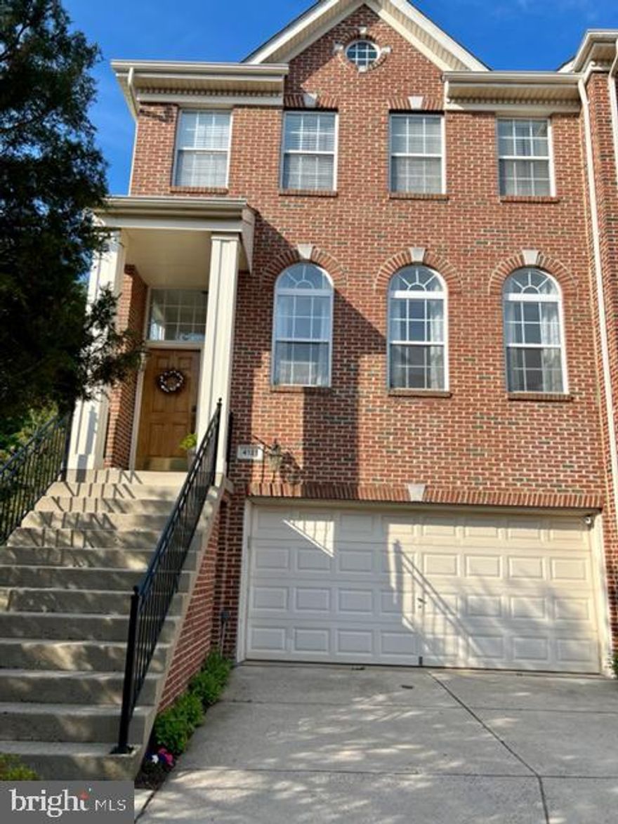 BACK ON THE MARKET! LOTS of natural light! Very well taken cared for and maintained townhome in Rockland Village, located in the heart of Chantilly VA. Three bedrooms, two and half bathrooms, tastefully updated kitchen, fresh paint and almost 2400 sf of living space. Wide two car garage. Hardwood floors in the  main level, ceramic tiles in the kitchen and family room. New roof in 2015, new furnace & A/C in 2017, new water heater in 2017, new carpets in 2019. Trex floor boards on the deck installed 2019. Future full bathroom can be had in the basement. Already have roughed in plumbing, exhaust fan already installed as well as AC/heat vent. Dulles International Airport is 15 minutes away. Wegman's, Walmart, Target, Costco, Aldi and Lotte stores and Fair Oaks Mall all within a 5 minute drive.  Restaurants and shops are 5 minutes away.  And yet this home is conveniently located in a quiet area of the neighborhood. This is a one owner home and has been well taken cared of! You will not be disappointed.