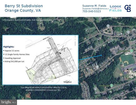 Vacant Land For Sale - Gobbler Knob Lane<br/> Orange County, ORANGE, VA 22960