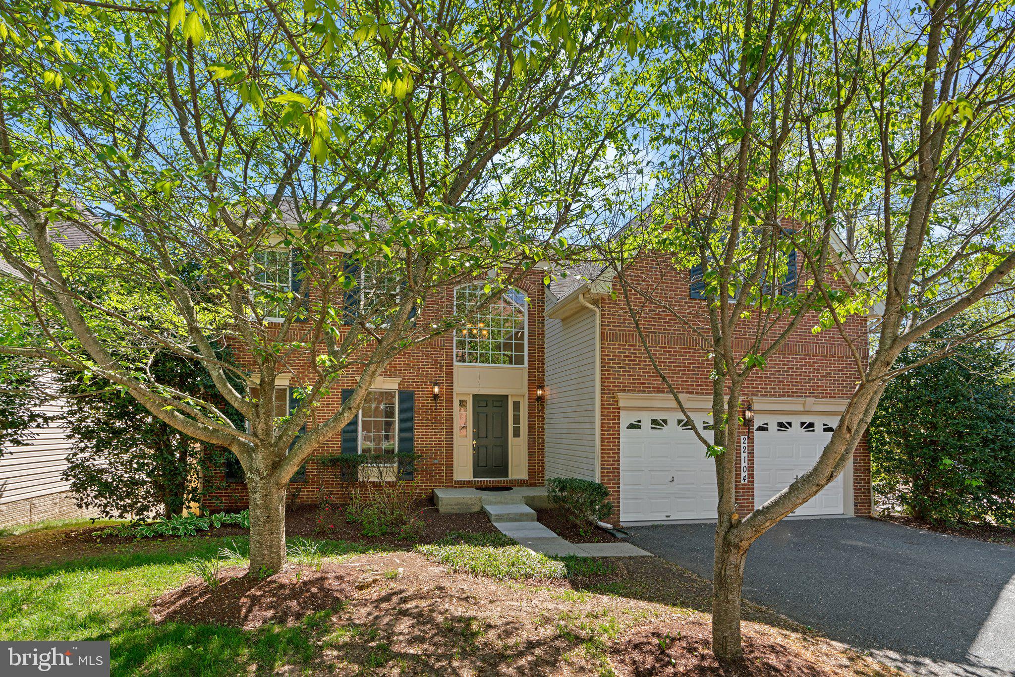Welcome to 22104 Ginger Tree Way, a beautifully updated single-family home conveniently located near schools, retail, and easy access to commuter highways. This 4-bedroom, 2.5-bathroom residence offers an impressive 3,890 square feet of thoughtful living space, a perfect blend of comfort and style.
Step inside to find a two-story, sun-drenched inviting foyer, freshly painted to provide a welcoming atmosphere. The main level features gorgeous stained hardwood floors, creating a seamless flow throughout the living spaces. The spacious living room and separate dining room are perfect for entertaining guests. Work remotely and privately in the den/library with full length built-ins. The kitchen boasts granite countertops, an island, stainless steel appliances, including a new cooktop, and a new wall oven/microwave combo. The eat-in area is perfect for casual dining and opens to the freshly painted, cathedral ceiling family room with cozy gas fireplace and new carpet.
Retreat to the four upper level bedrooms, where new carpeting and paint provides a fresh and modern feel. The primary bedroom offers dual walk-in closets and an ensuite bathroom, outfitted with new dual vanity countertops, updated lighting, a large soaking tub, and stall shower. The spacious secondary bedrooms and hallway full bathroom round out the upper level.
The lower level has a large finished rec area, as well as a rough-in and around 925sf of unfinished space for storage or to finish as you wish. Outdoor enthusiasts will appreciate the front and back yards, offering space for recreation and gardening. The property is next to a playground and adjacent to HOA-owned land, with no neighboring lots directly behind yours. An attached garage and driveway make for convenient parking.
This delightful property on Ginger Tree Way is more than just a house; it's a place to call home. Experience the perfect blend of elegant design and practical living in a prime location!