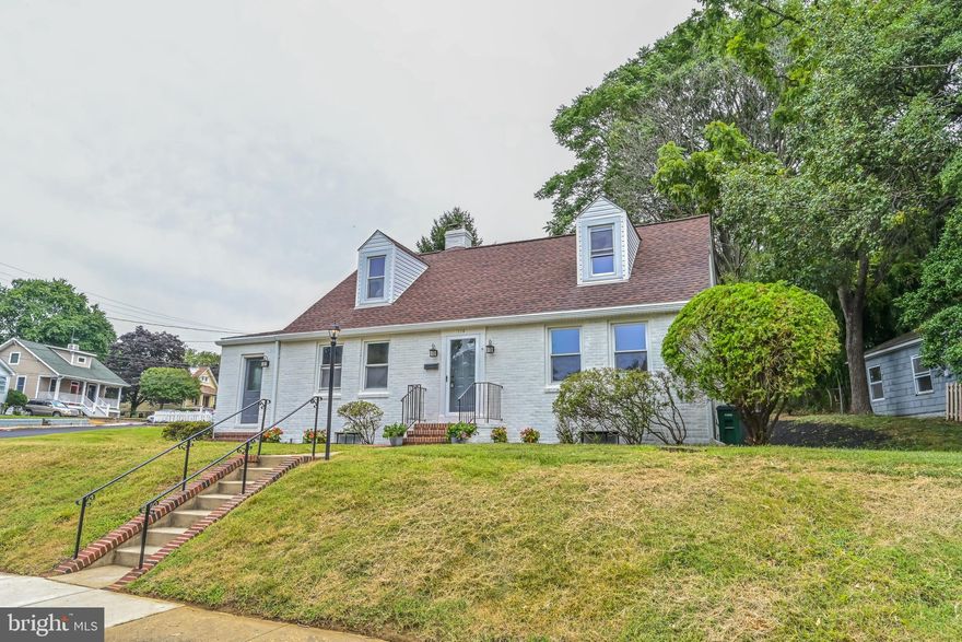 NEW PRICE! NEW DRIVEWAY COMPLETED! Fully updated cape cod on double lot in the heart of Annapolis. Main level boasts hardwood floors, sunny living room with fireplace, bonus room perfect for home office, two bedrooms, gorgeous bath, and updated and open kitchen and dining area. Kitchen quartz counters, new stainless appliances, new cabinets, and lots of light from windows on both sides. Walk out and enjoy large sunroom with Lvp flooring, oversized deck and patio. Upper level has two additional bedrooms and a full bath with original clawfoot tub! NEW HVAC. So many possibilities with this walk up basement and oversized lot! DRIVEWAY PLANNED FROM SIDE STREET TO SIDEWALK LEADING TO MUD ROOM OR FRONT DOOR. ASK AGENT FOR DETAILS.