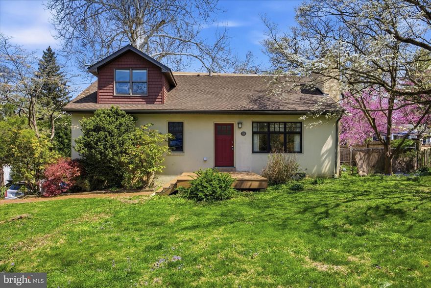 The homeowners have been hard at work putting the finishing touches on this one of a kind Cape Cod with large addition in desirable Upper Merion Township, Enter into the living room with original oak hardwood floors and a custom dressing on the large front picture window. Arts and crafts style windows only add to the homes unique character. The living room opens into the bright cheerful kitchen with gorgeous reclaimed wide plank hardwood floors, newer appliances, new cabinets, quartz countertops and a cozy dining nook, The back of the house features a truly stunning great room and dining room with reclaimed hardwood beams, in lay wood pattern floors and beautiful casement windows with curved accents and wood/tile sills.

The first floor also includes a full bath with soapstone tile floors, subway tile walls and shower and glass enclosed walk-in shower. Main floor laundry with newer washer and dryer. Two spacious bedrooms are also on the first floor with same original hardwood floors and arts and crafts windows,

Upstairs has new carpet throughout, two large bedrooms with their own private bathrooms, All the bathrooms are beautifully remodeled and the main bathroom has a large double vanity and soaking tub. Built in bookcases in the hallway, an attic crawl space and balcony overlooking the great room.

Full basement with front section tiled area and large newer window partially finished as an extra space to hang out.

Enter the large fenced in backyard through the great room. Enjoy your morning coffee on the spacious deck and watch the sunrise over the In ground pool. Off the deck is a paver path leading to the pool and a nice size shed to store pool equipment and tools.

This house is not a drive by. It must be seen to appreciate its unique character and charming details. The neighborhood is stunning with many old growth trees, flowering bushes and abundant wildlife. You will be surrounded by the sights and sounds of nature. It is also very close to the newly built, highly rated elementary school and the Norristown High Speed line.