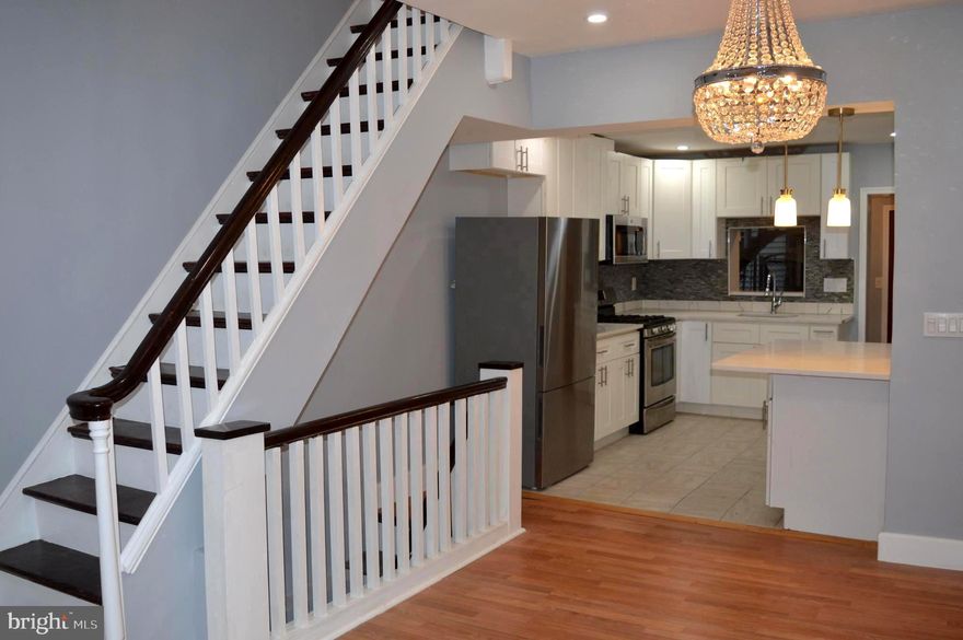 Newly renovated 3 bed 2 full bath home in the Harrowgate section of the city.   This home boasts plenty of lighting, Quartz countertops , shaker cabinets , wood flooring throughout, a full finished basement with a 3 piece bath to include a spa-jet-tub and laundry area.  This home is close to area amenities , major highways and public transportation.
Call for your private tour today and ask about how you may be eligible for up to 20K in closing cost assistance.